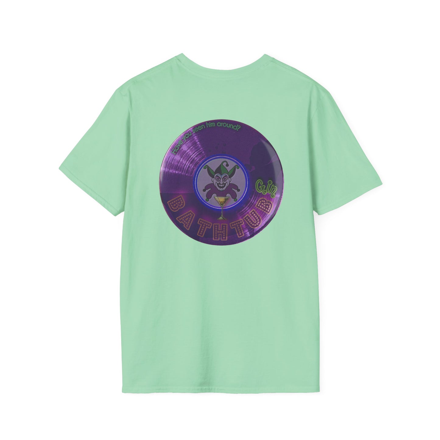 Classic Donut Tee - Unisex Soft-Style - "The Joker's Personal Tees - Troubadour Edition" - series 1.0 - variant 1 - purple donut
