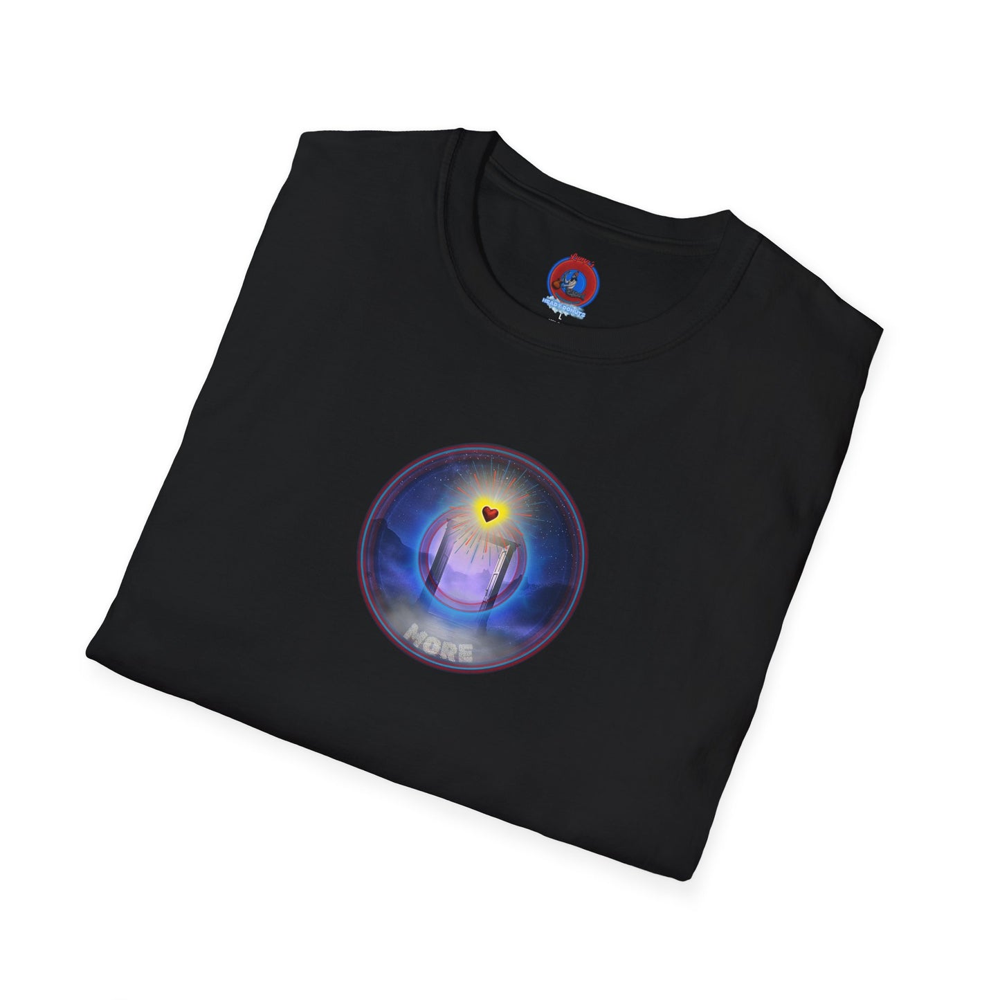 Classic Donut Tee - Unisex Soft-Style - "The Moring Donut' - vivid surreal donut
