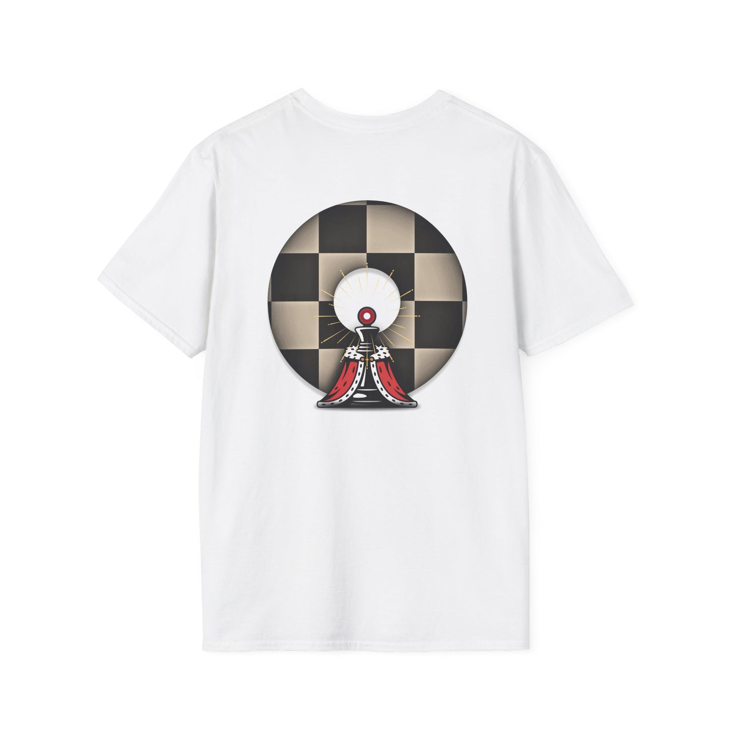 Classic Donut Tee - Unisex Soft-Style - "Bobby Phisher King's Donut no. 95" - chess donut