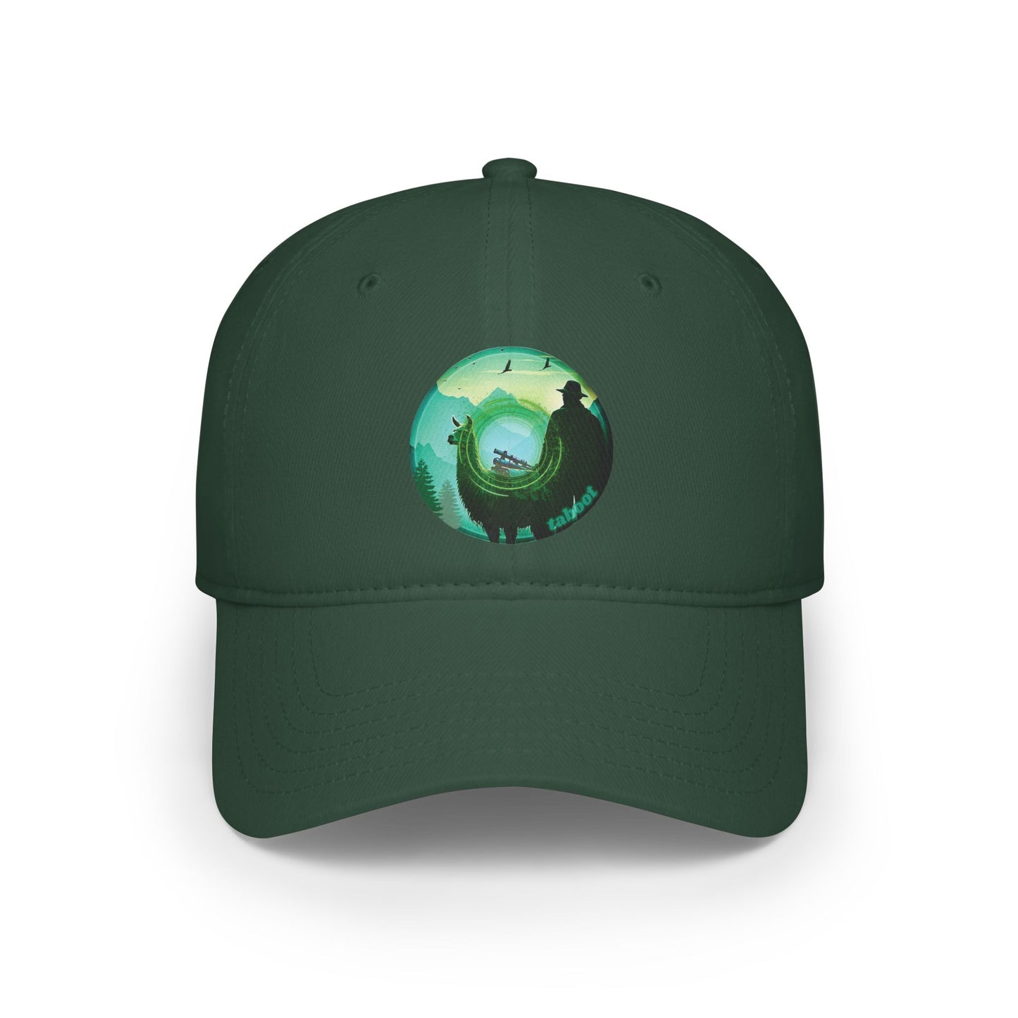 Lumpy Donut Baseball Cap - "The Taboo(t) Donut Cap" - green pic donut w/