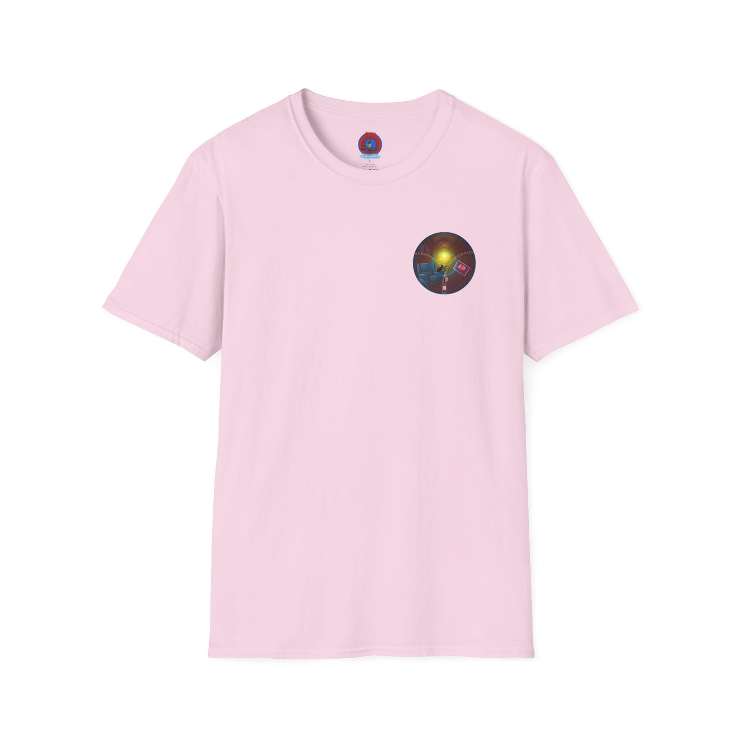 Classic Donut Tee - Unisex Soft-Style - "Donuts Going Through My Mind Mind Mind" - vivid pic donut
