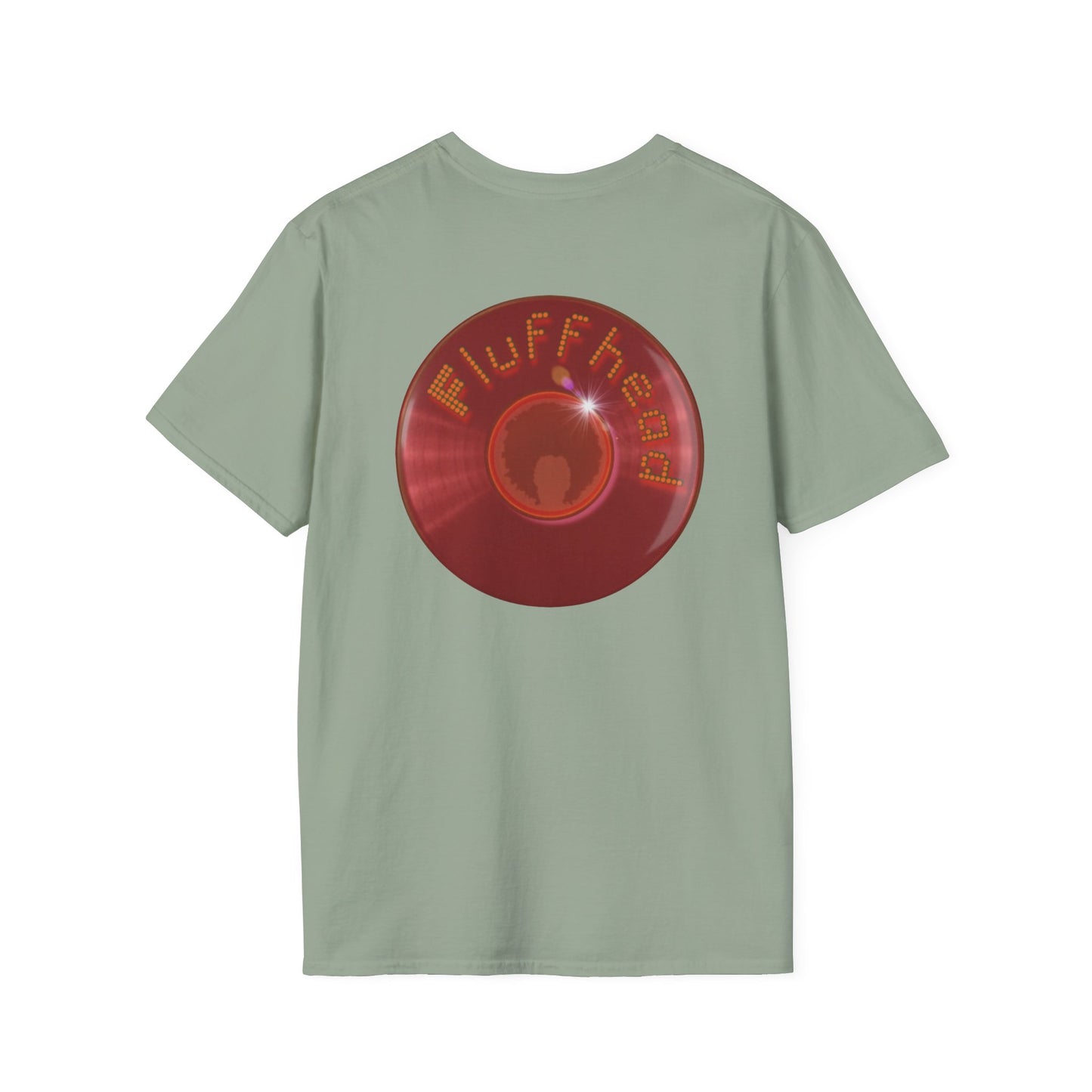 Classic Donut Tee - Unisex Soft-Style - "The Fluffernutter Donut" - series 1.0 - dark red donut