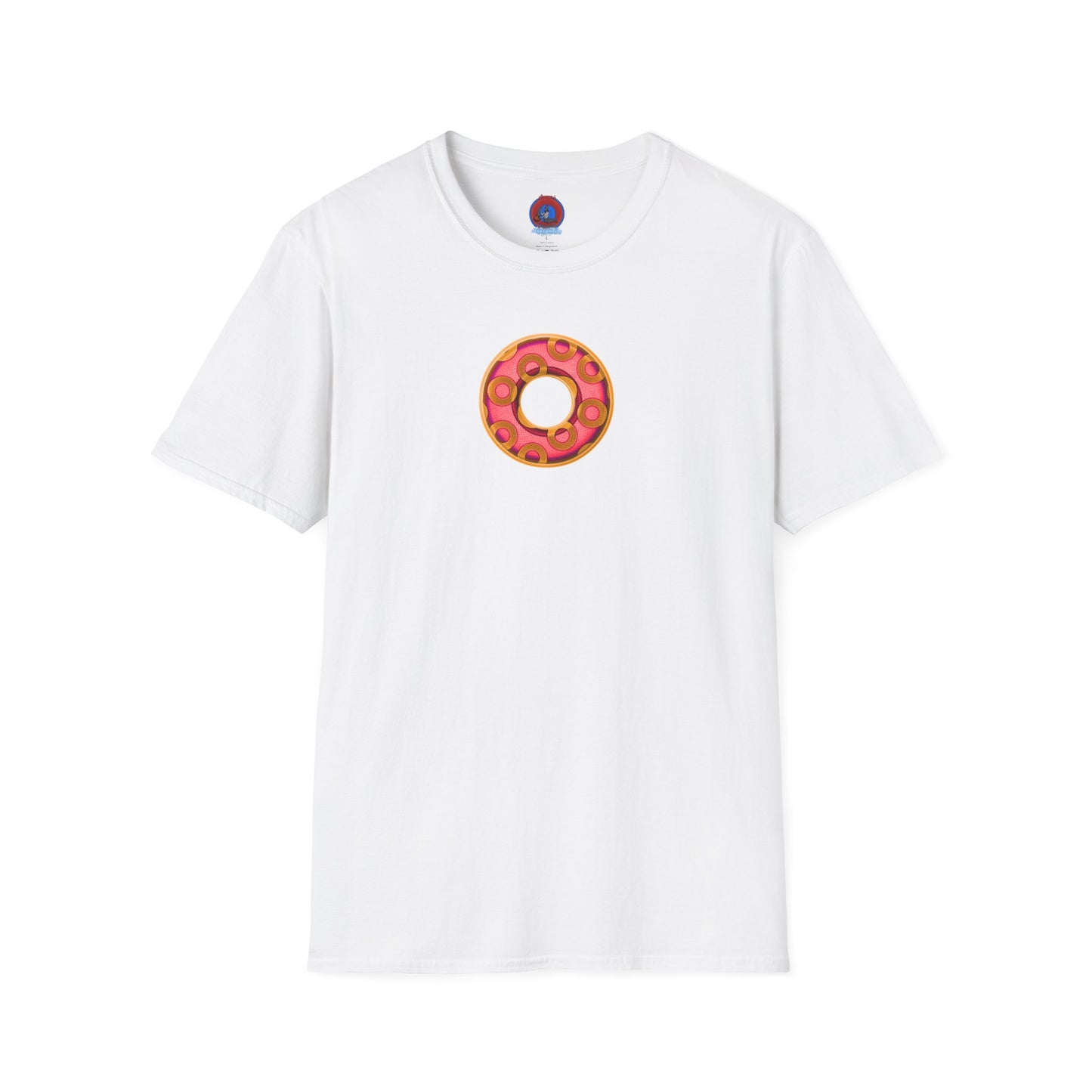 Plain Donuts/Unisex Soft-Style - "Plain Rustic Paradoxical Donuts" - rose/gold donuts