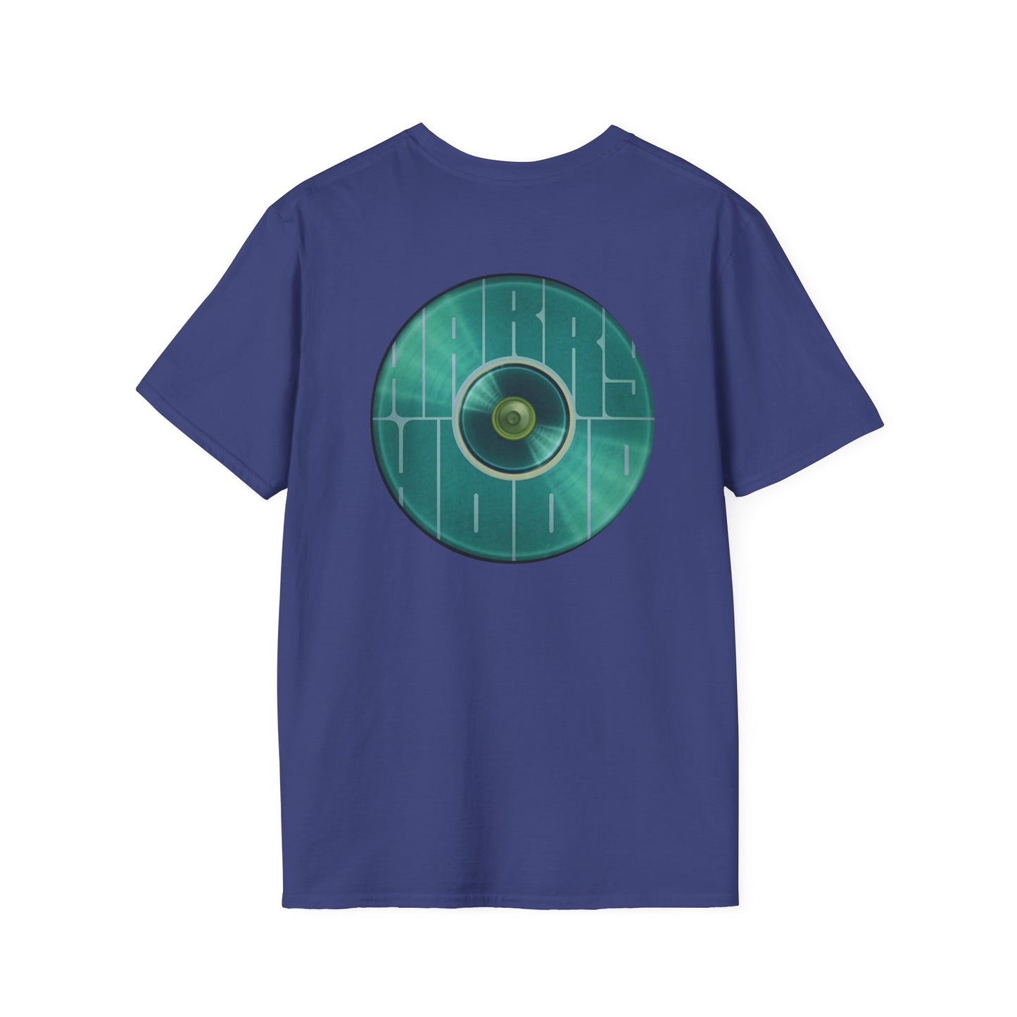 Classic Donut Tee - Unisex Soft-Style - "Harry's Hoodlum Donut" - series 1.0  - variant 3 - green donut(s)