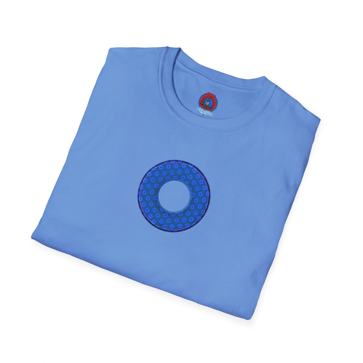Plain Donuts/Unisex Soft-Style - "Plain Electric Paradoxical Donuts" - royal blue/dark blue donuts