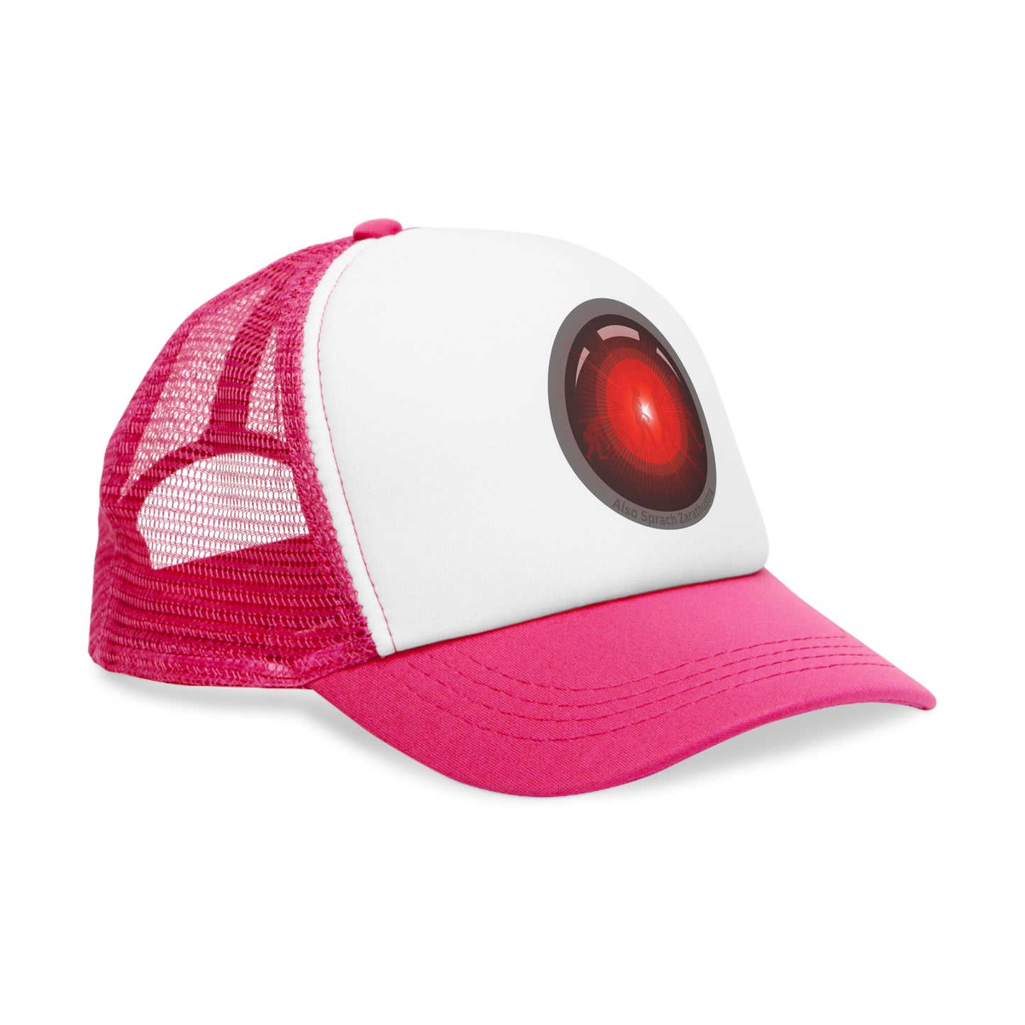 Lumpy Trucker Hat - "2025: A Donut Odyssey" - variant 1 - red/black/grey donut