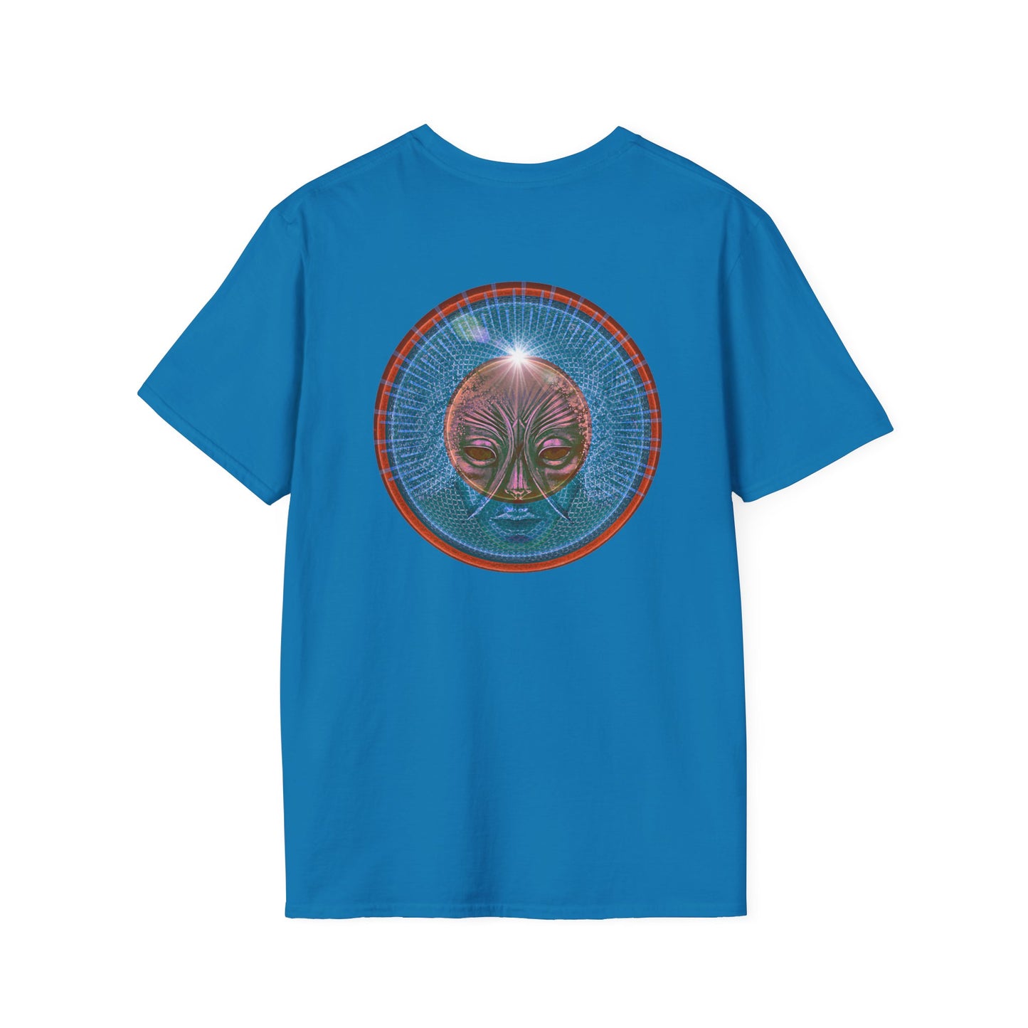Classic Donut Tee - Unisex Soft-Style - "Donuts: Conjurers of Awesome" - series 1.0  - variant 1 - blue donut