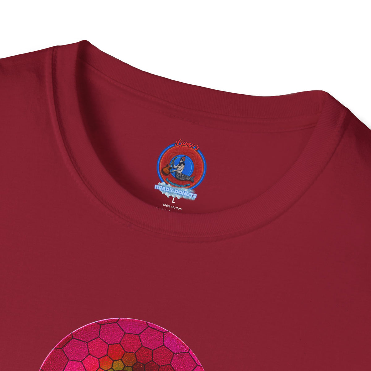 Classic Donut Tee - Unisex Soft-Style - "Limestone Donuts so Large" - variant 5 - green hexadonut