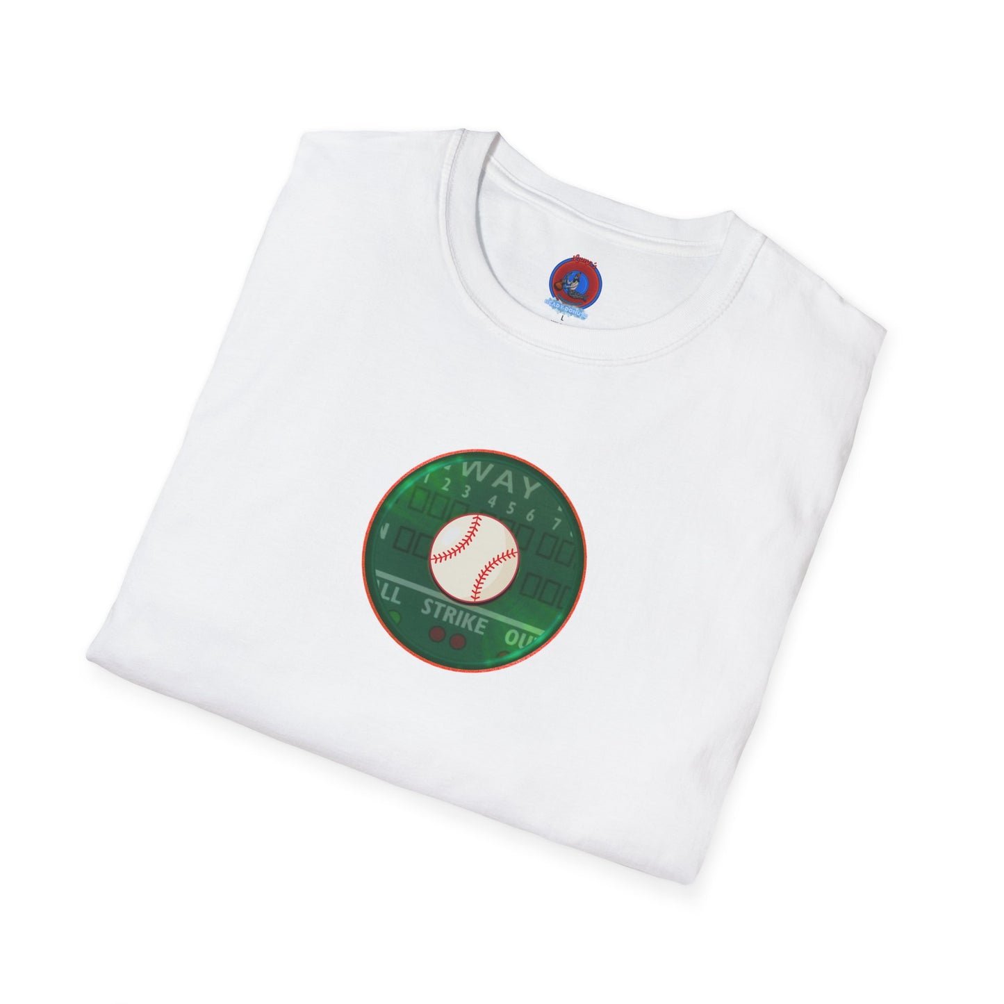 Classic Donut Tee - Unisex Soft-Style - "Phenway Ballpark Donuts" - vivid monsta donut - variant 2