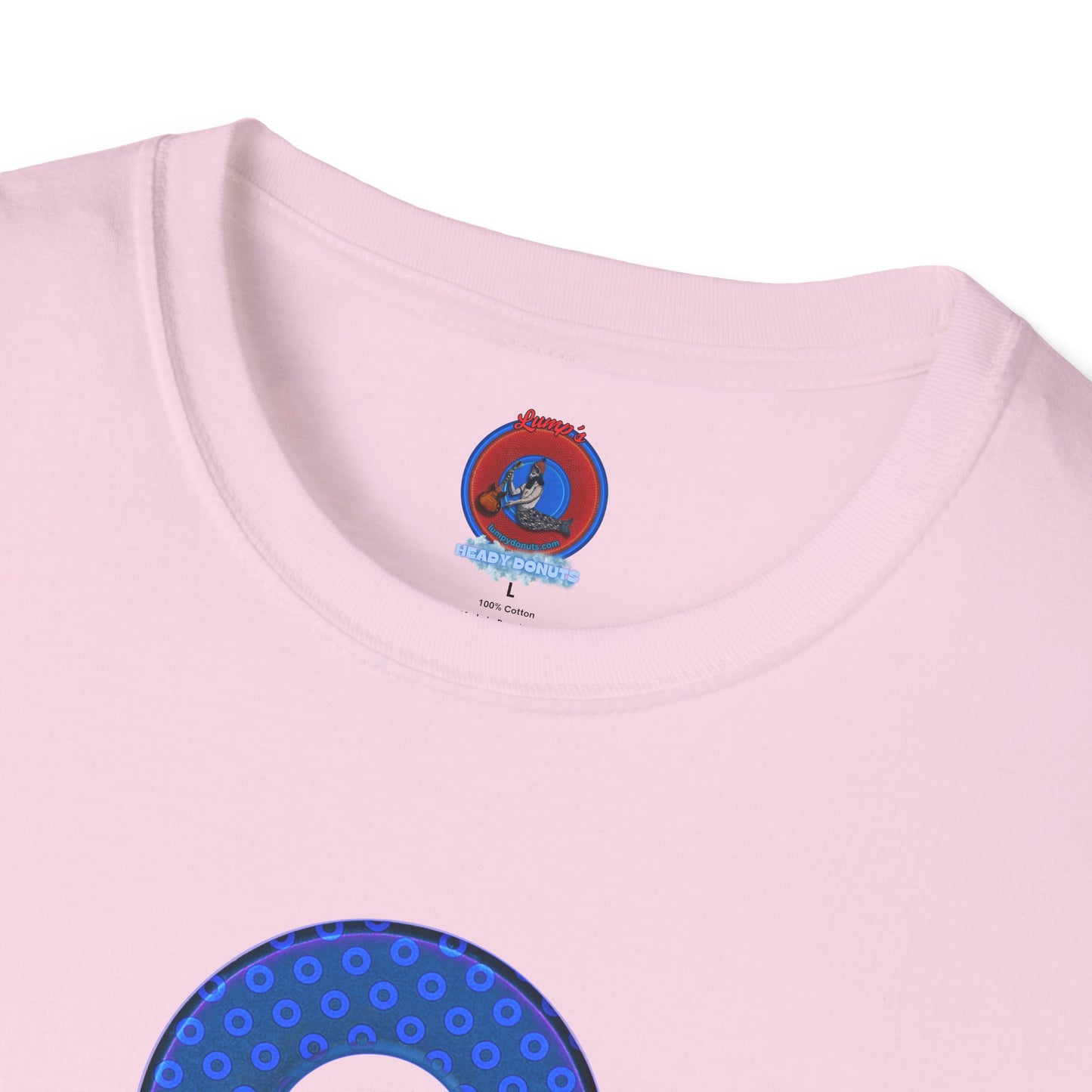 Plain Donuts/Unisex Soft-Style - "Plain Electric Paradoxical Donuts" - royal blue/dark blue donuts