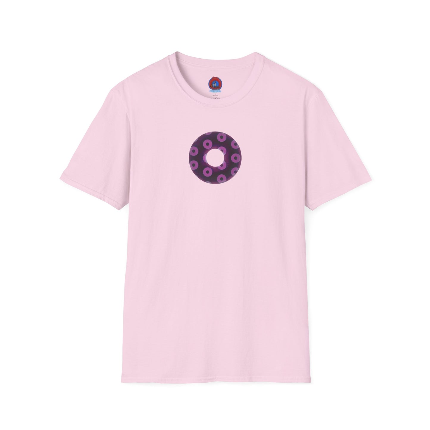 Plain Donuts/Unisex Soft-Style - "Plain Blimpy Paradoxical Donuts" - light purple/red violet donuts
