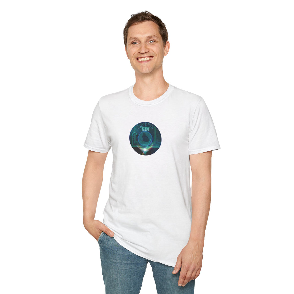Classic Donut Tee - Unisex Soft-Style - "Wendy's Preferred Donut" - series 1.0  - black/green/blue donut