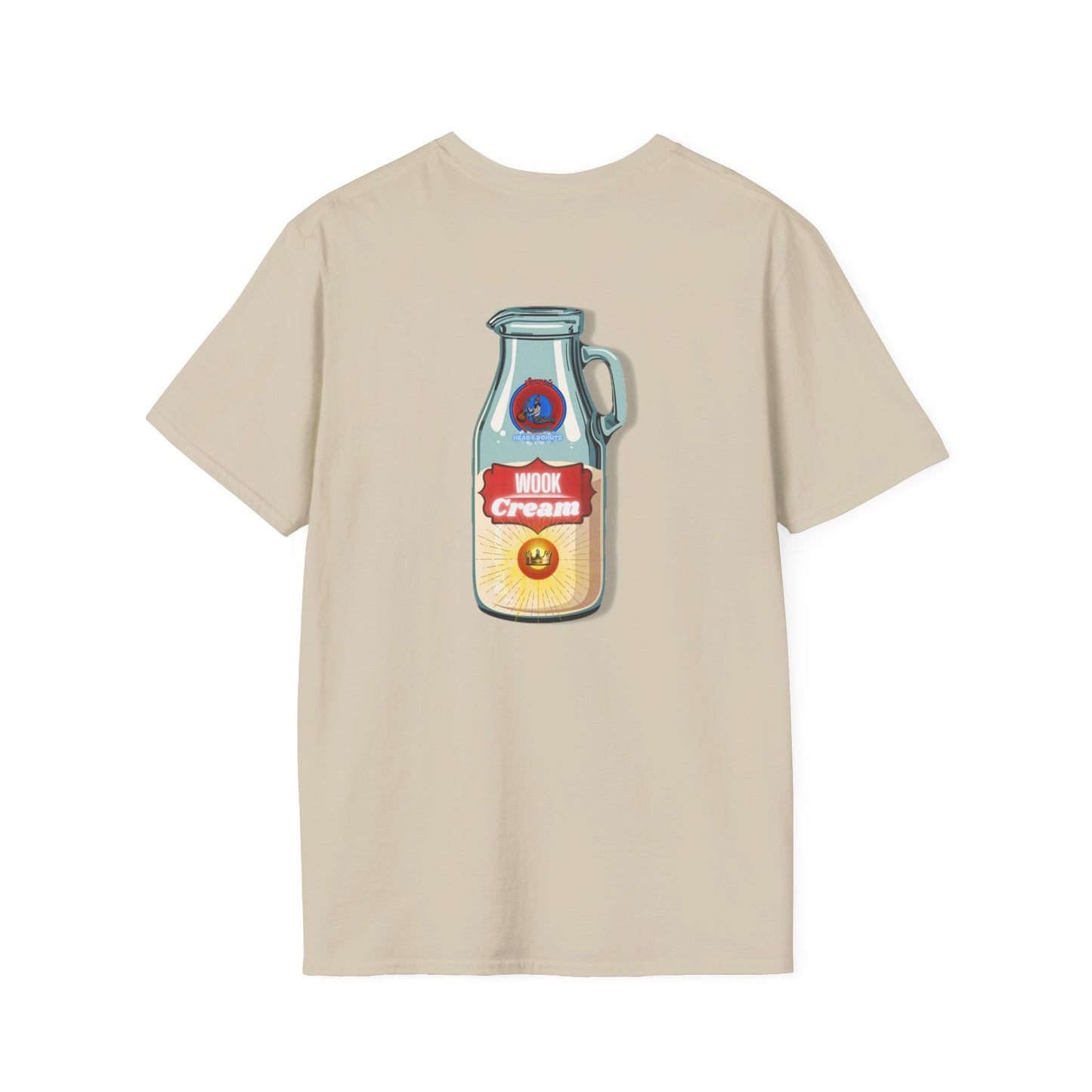 Classic Donut Tee - Unisex Soft-Style - "Wooked Cream - YEMSG Donut " - bottle - variant 8