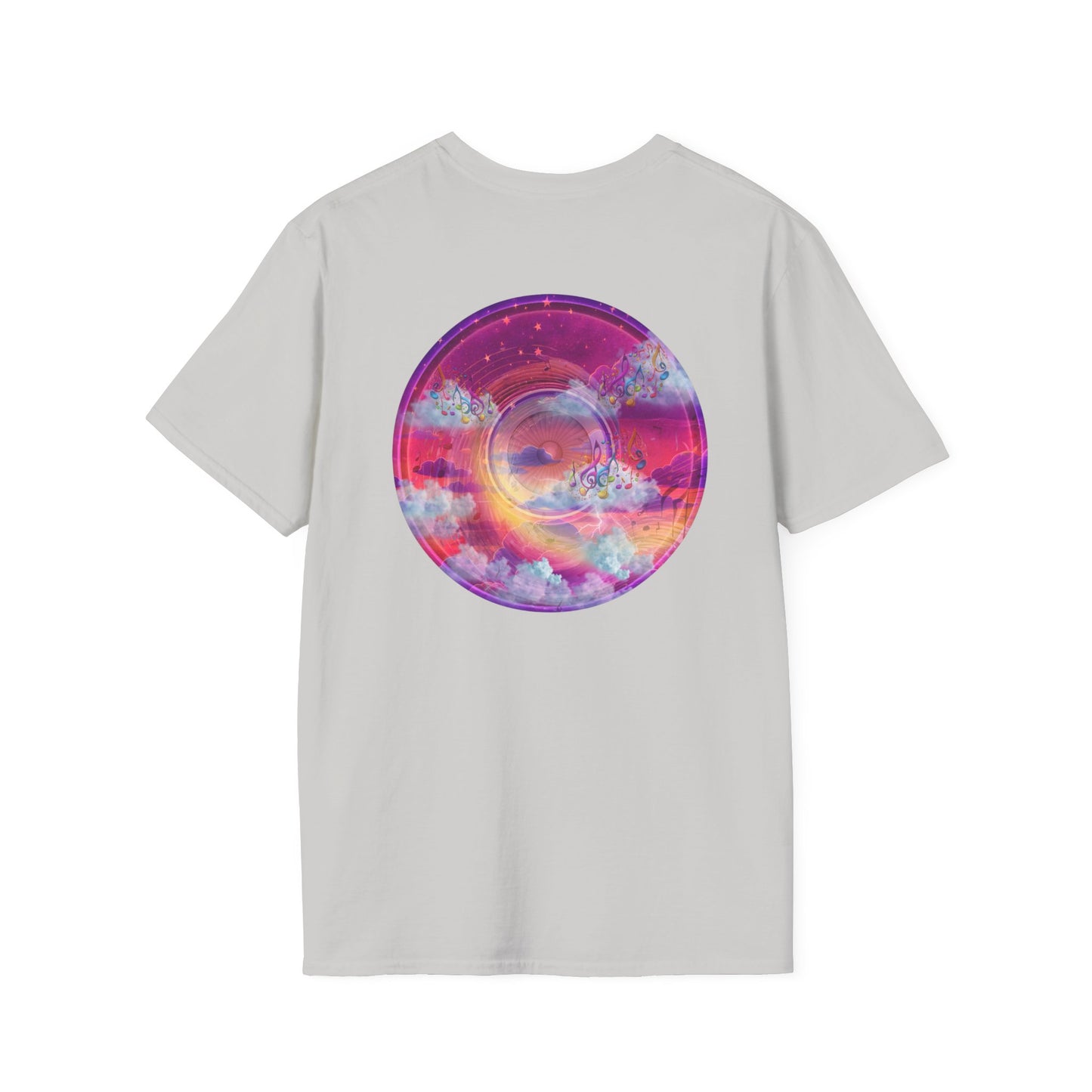 Classic Donut Tee - Unisex Soft-Style - "Pillow Donuts of Cotton" - vivid magenta pic donut