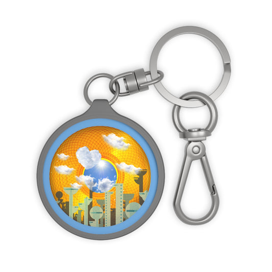 Lumpy Donut Keychain - "The Golden Age of Donuts" - series 1.0 - golden donut