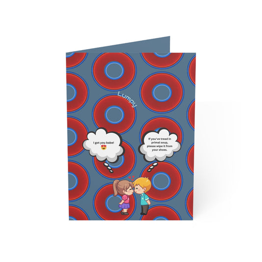Lumpy Wishes - "Chering is Caring" - phriends/phamily greeting card series [*Charitable Product]
