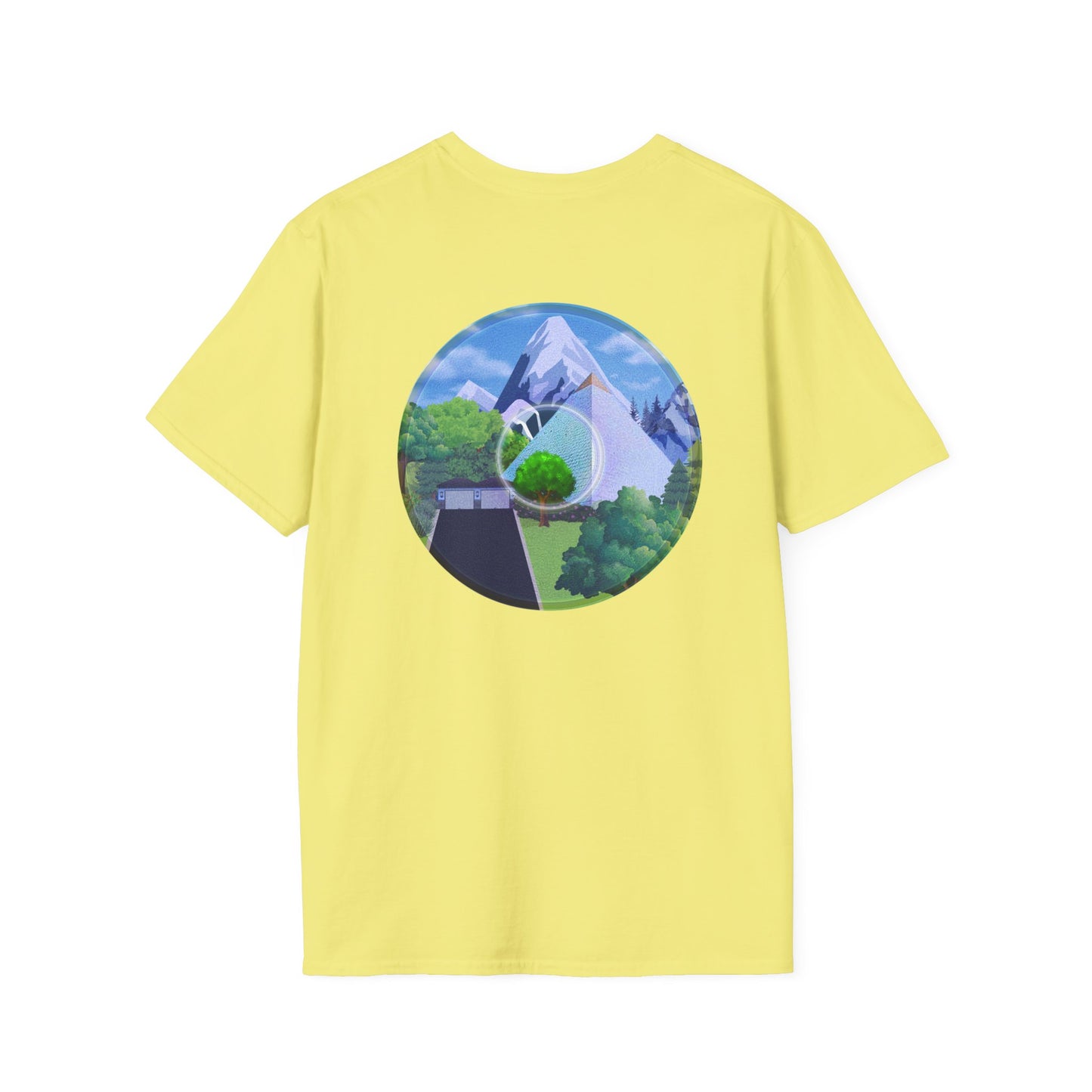 Classic Donut Tee - Unisex Soft-Style - "Mansions of South Park" - series 1.0 - variant 1 - picture donut