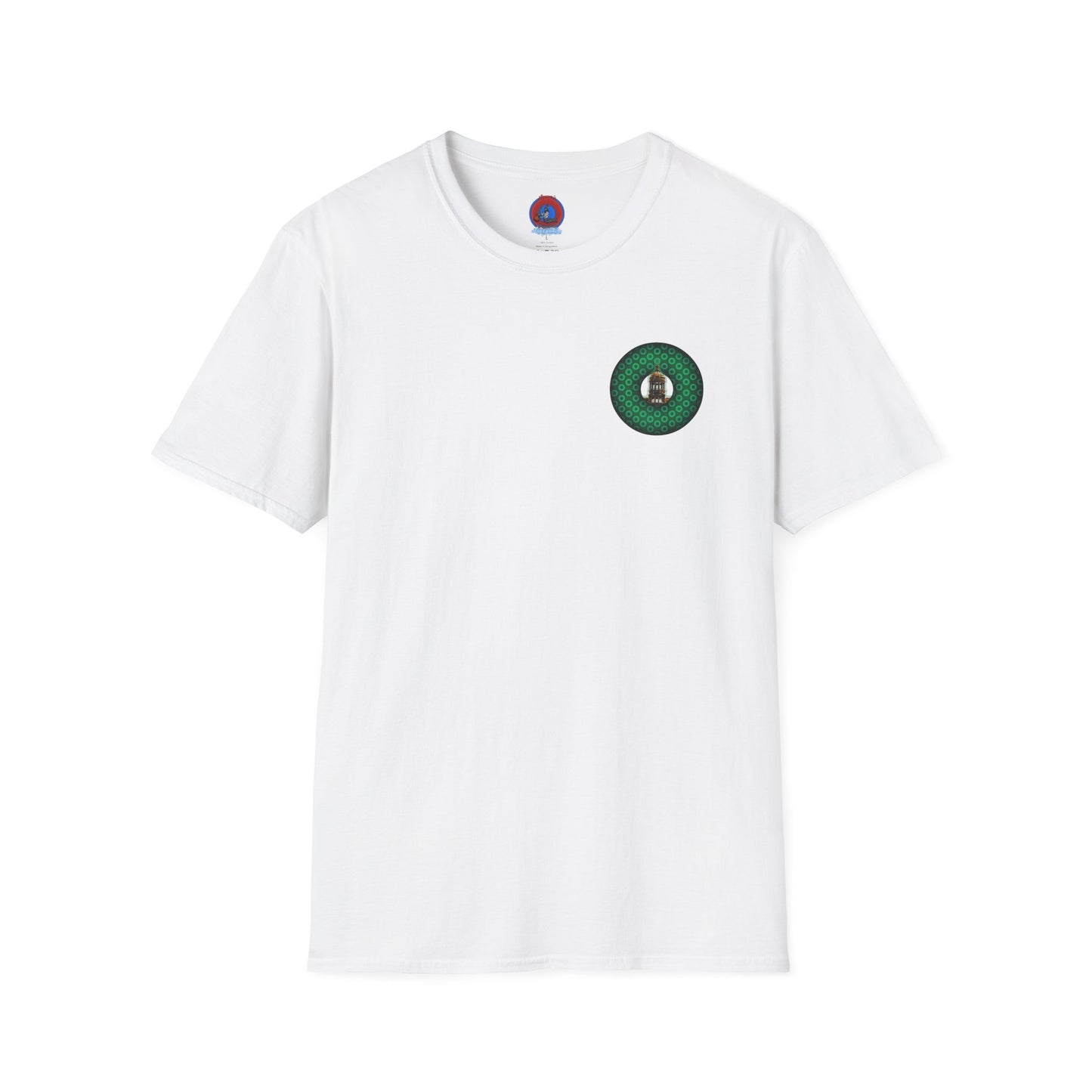 Classic Donut Tee - "Save Mondegreen City Hall Clock Tower" - paradox donut - series 1.0 - variant 2 - green donut