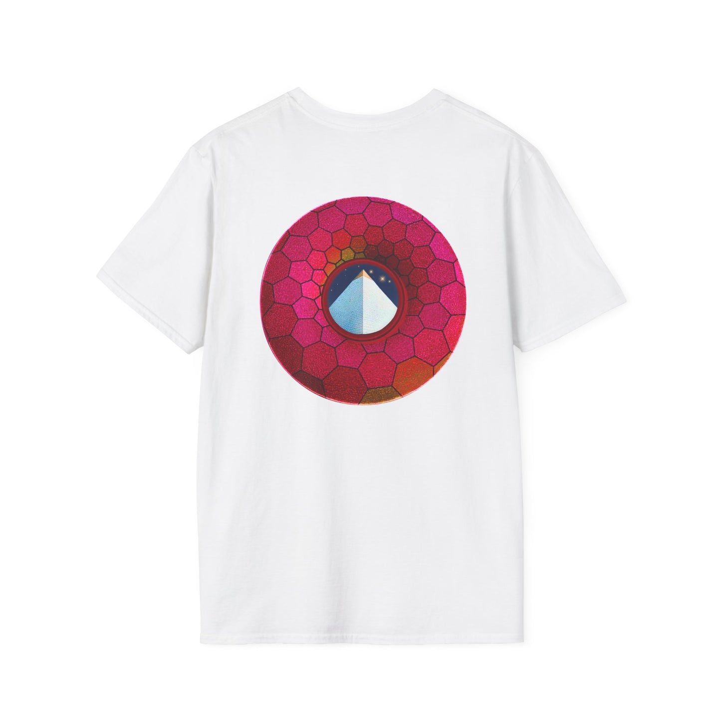 Classic Donut Tee - Unisex Soft-Style - "Limestone Donuts so Large" - variant 5 - green hexadonut