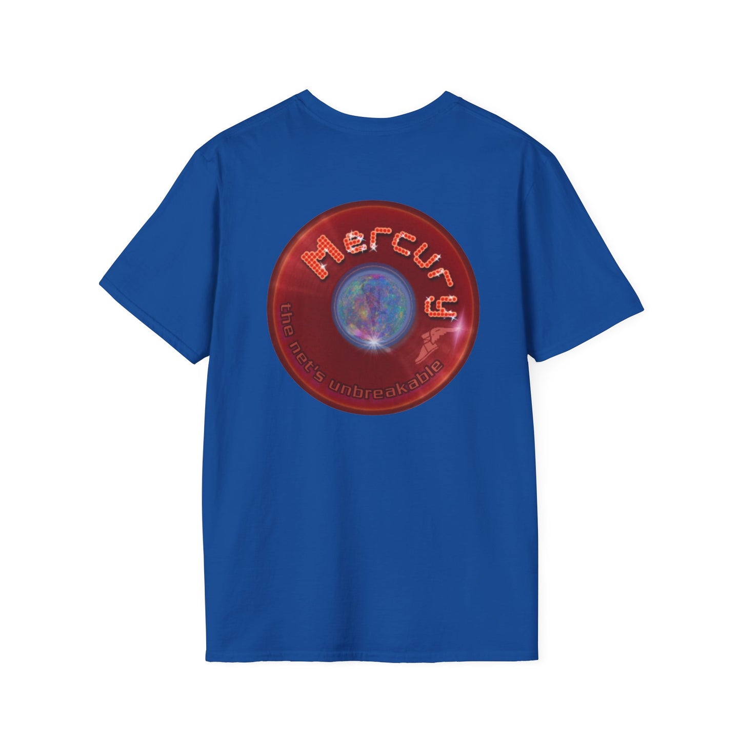 Classic Donut Tee - Unisex Soft-Style - "Donuts of the Gods" - series 1.0 - variant 4 - red donut