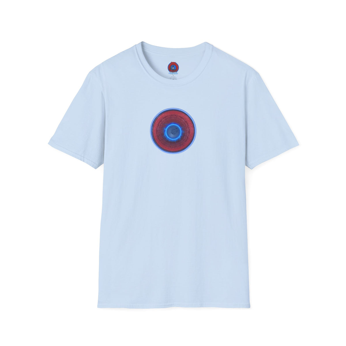 Classic Donut Tee - Unisex Soft-Style - "Homer's Pefect Donut" - series 1.0  - variant 3 - light blue edging