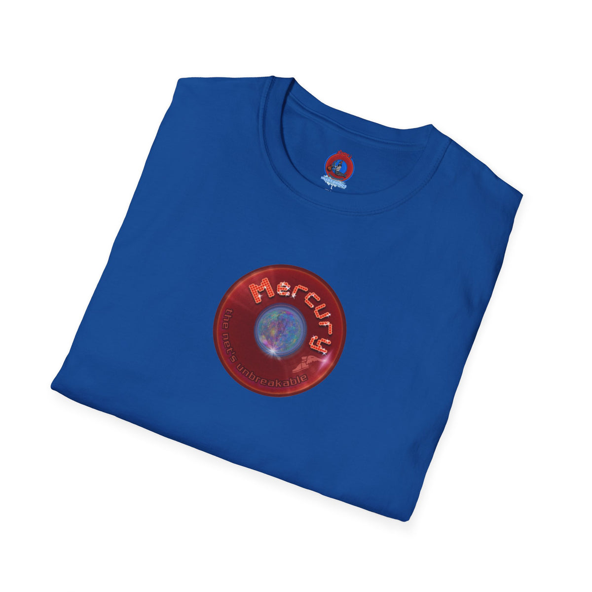 Classic Donut Tee - Unisex Soft-Style - "Donuts of the Gods" - series 1.0 - variant 4 - red donut