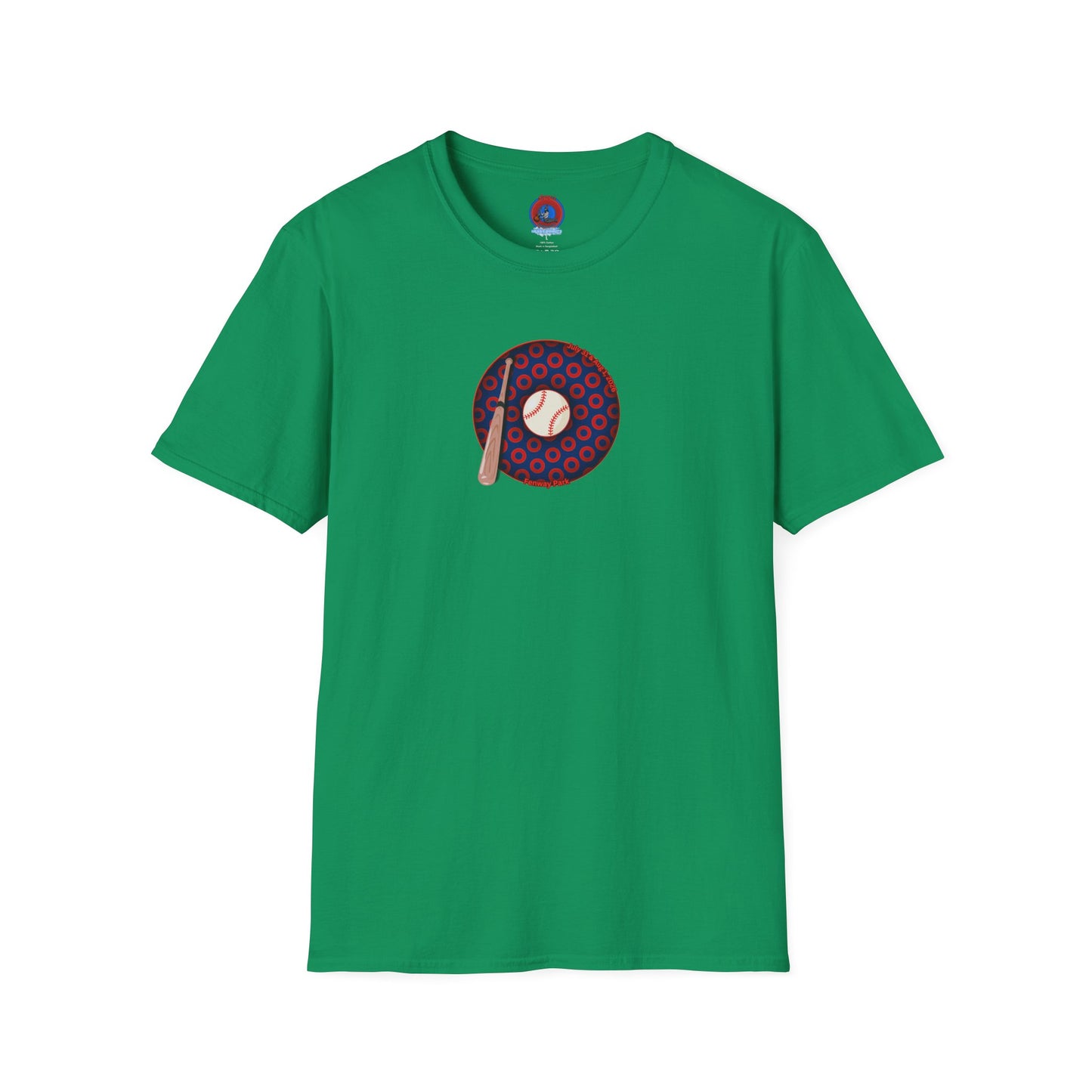 Classic Donut Tee - Unisex Soft-Style - "Phenway Ballpark Donuts" - vivid paradox donut - variant 1