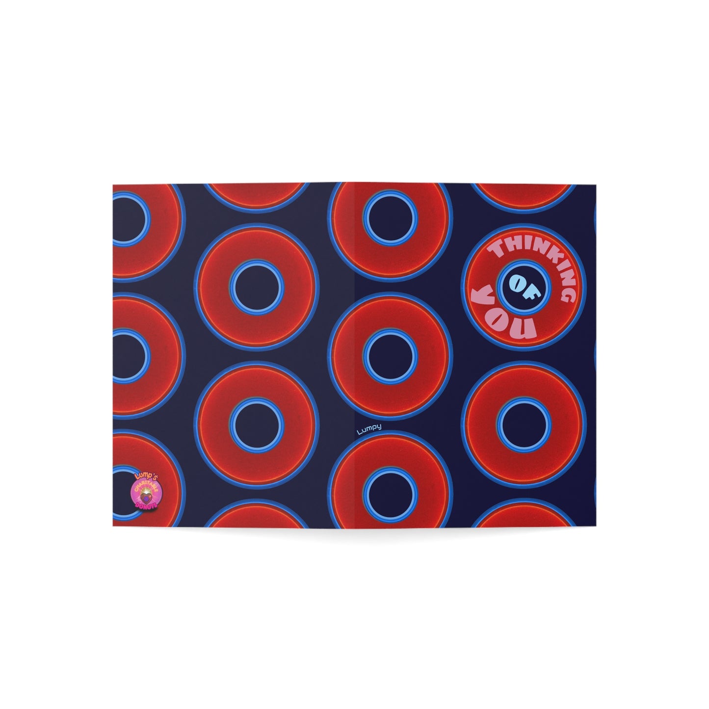 Lumpy Wishes - "Thinking of You" - phriends/phamily greeting card series [*Charitable Product]