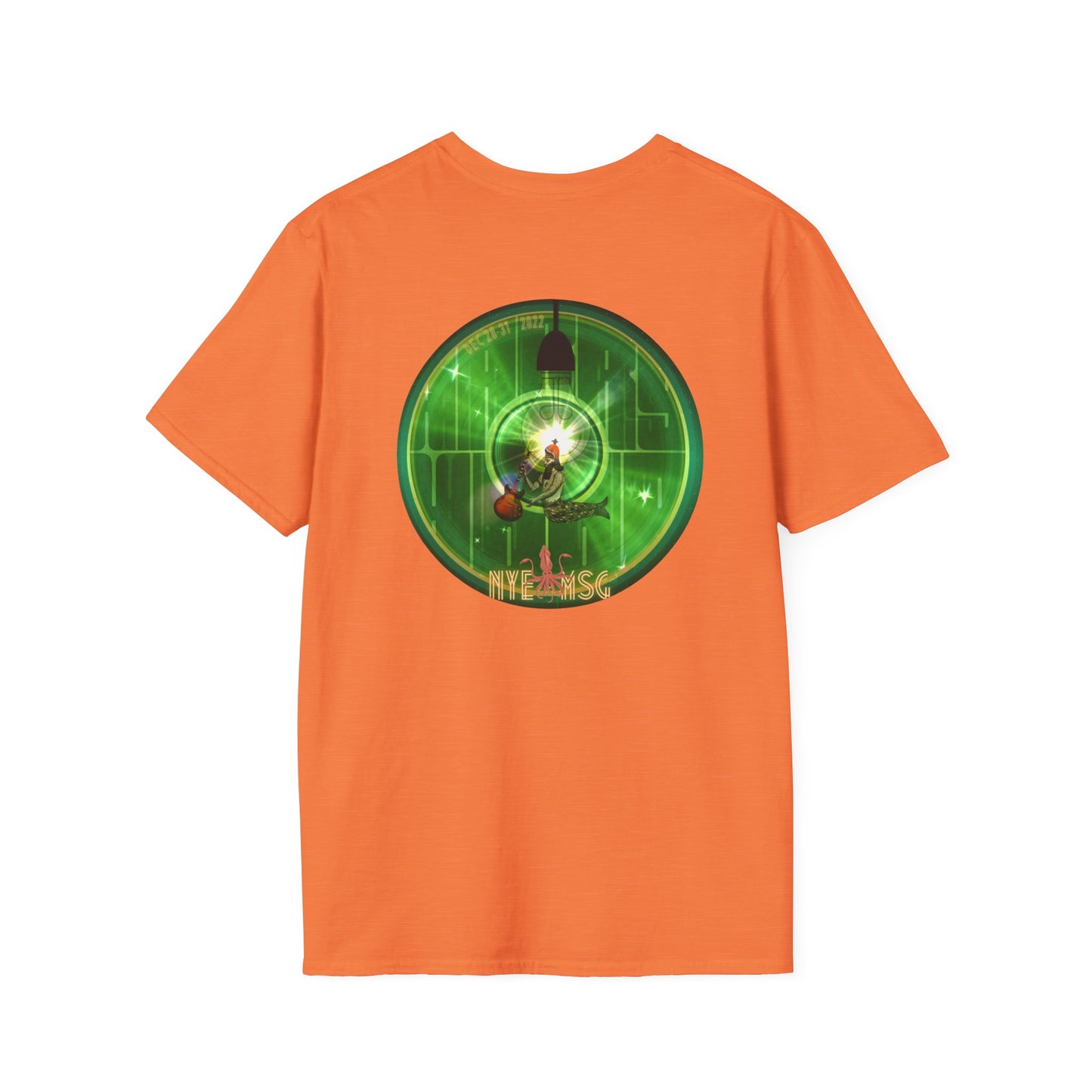 Classic Donut Tee - Unisex Soft-Style - "There was a party Dec 28-31 2022 in NYC, now tell me where were you" - series 1.0  - *green [commemorative donut]