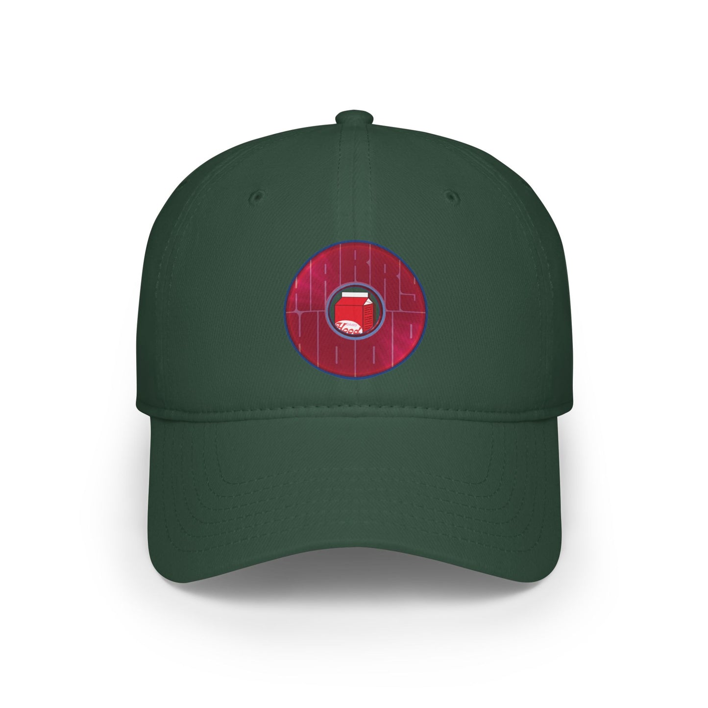 Donut Baseball Cap - "Harry Unofficial Donut Cap" - variant 2 - magenta/purple donut w/words