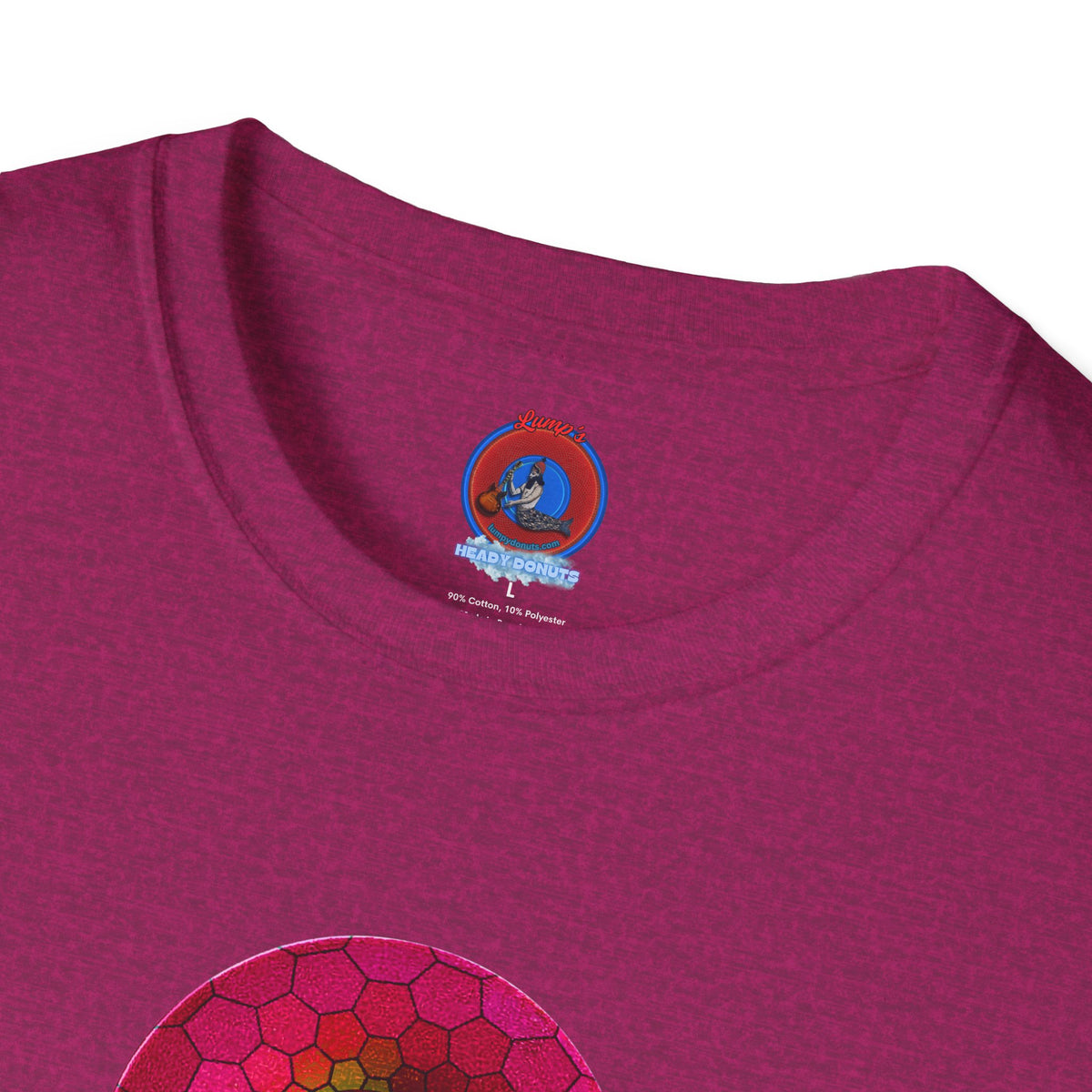 Classic Donut Tee - Unisex Soft-Style - "Limestone Donuts so Large" - variant 5 - green hexadonut