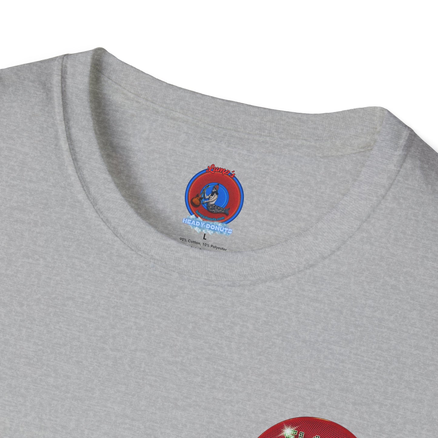 Classic Donut Tee - Unisex Soft-Style - "Slave to this Tee" - series 1.0  - red donut