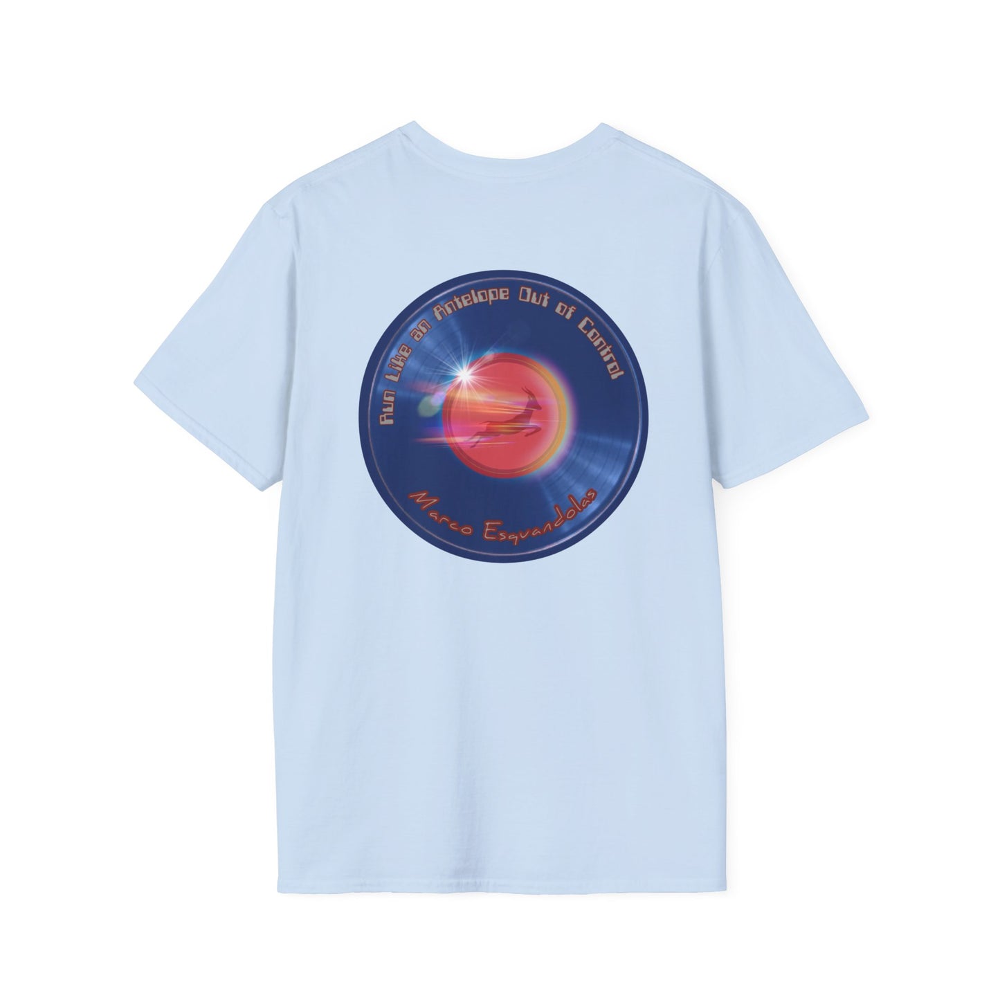 Classic Donut Tee - Unisex Soft-Style - "Marco's Preferred Donut" - series 1.0 - blue donut