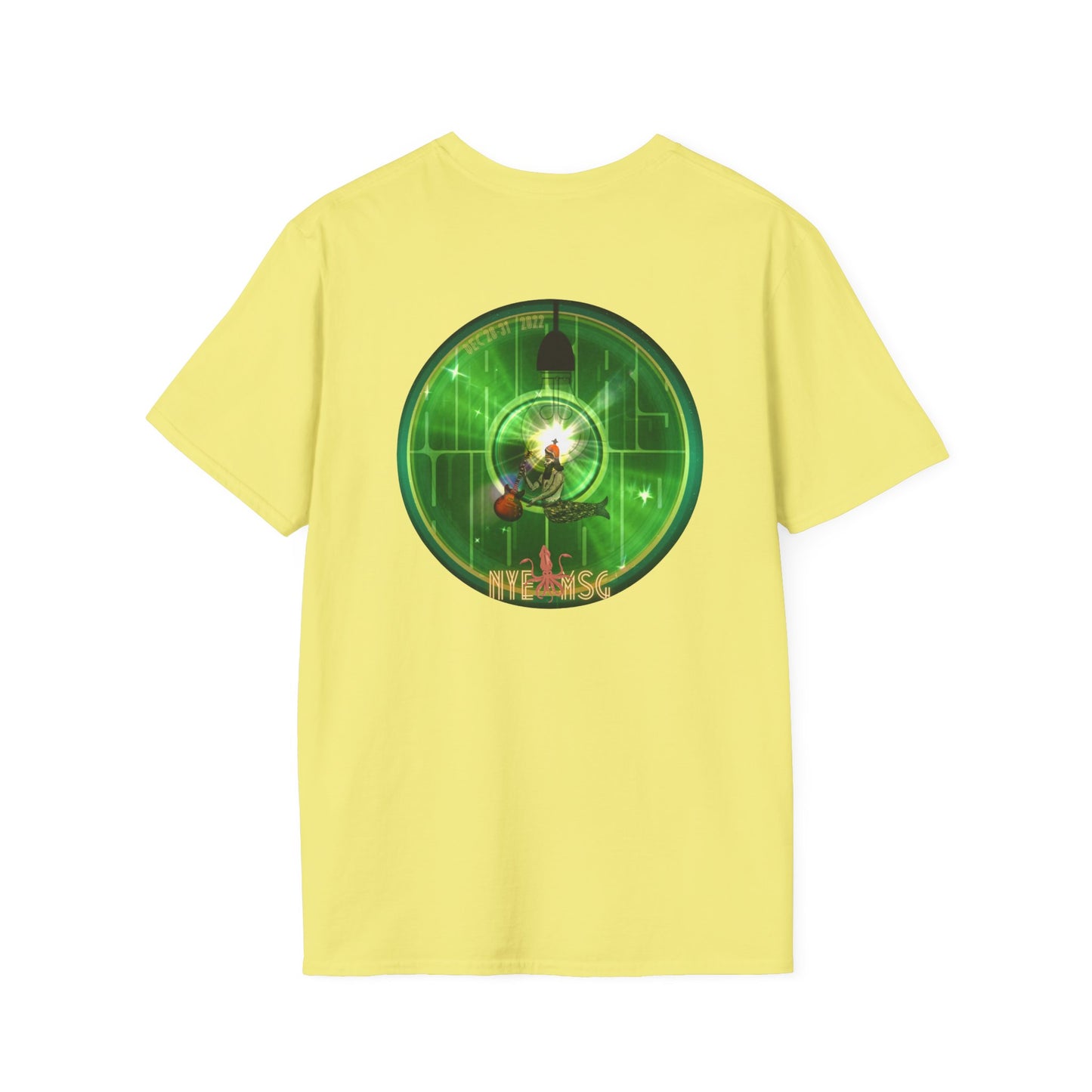 Classic Donut Tee - Unisex Soft-Style - "There was a party Dec 28-31 2022 in NYC, now tell me where were you" - series 1.0  - *green [commemorative donut]