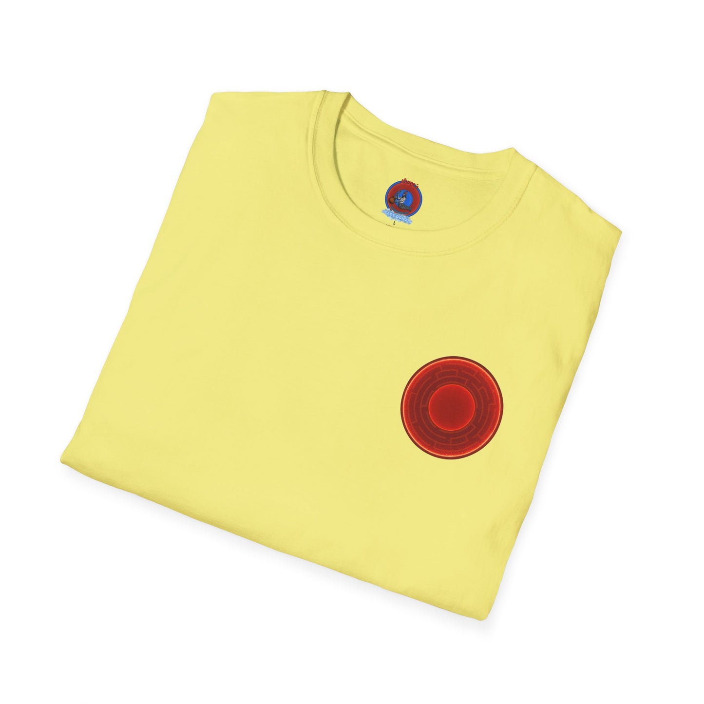 Classic Donut Tee - Unisex Soft-Style - "The Amazing Donut" - series 1.0 - variant 1 - red donut
