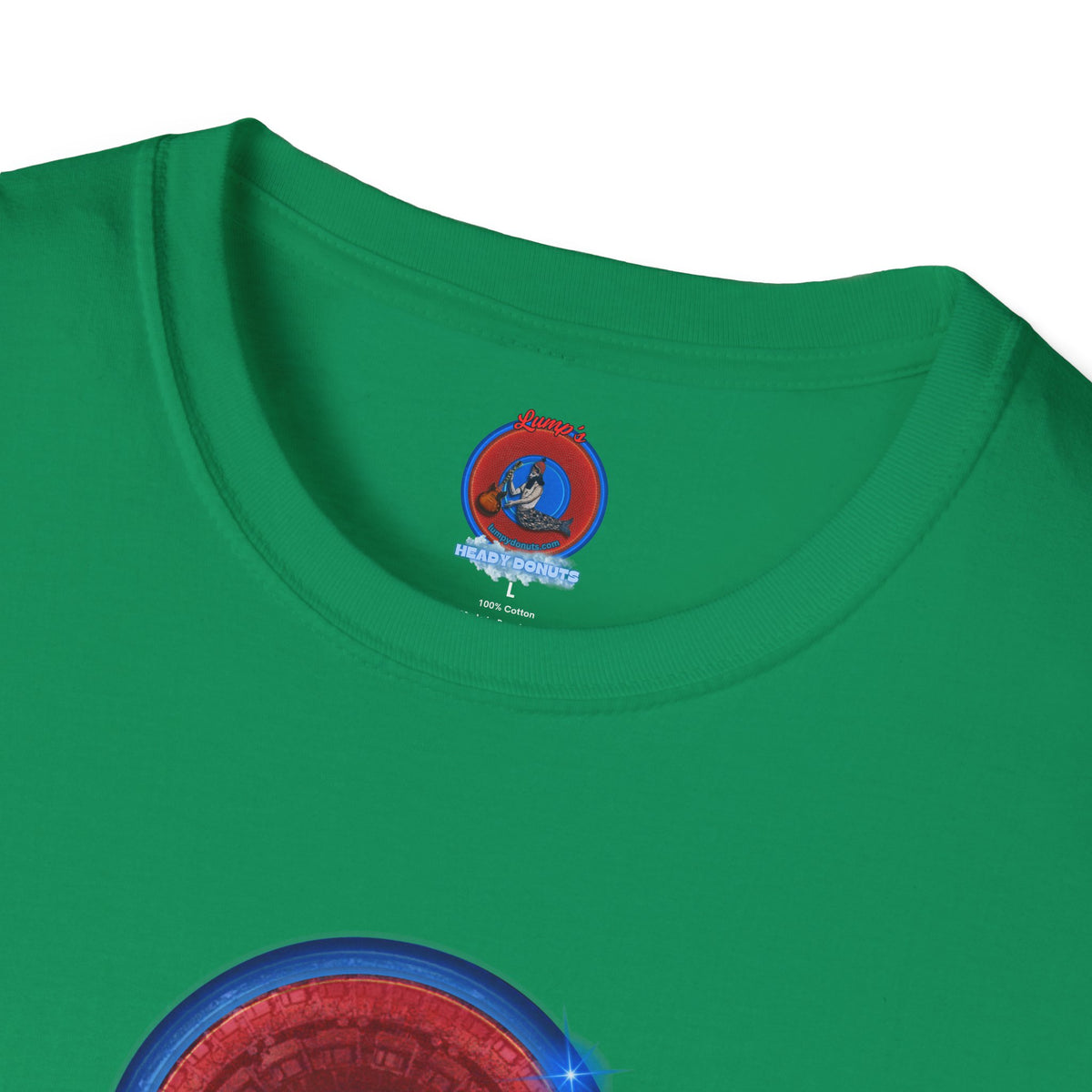 Classic Donut Tee - Unisex Soft-Style - "Homer's Perfect Donut" - series 1.0  - variant 2 - dark blue edging