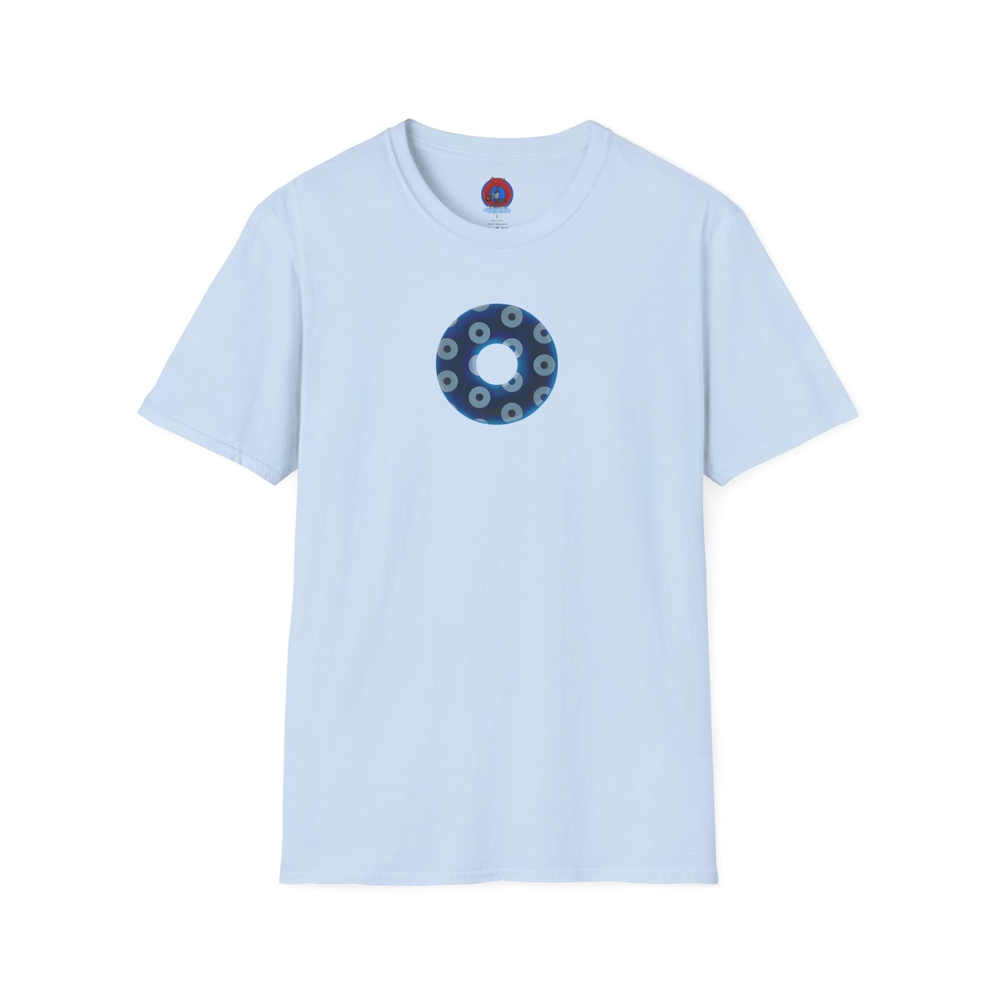 Plain Donuts/Unisex Soft-Style - "Plain Blimpy Paradoxical Donuts" - dark blue/gray donuts