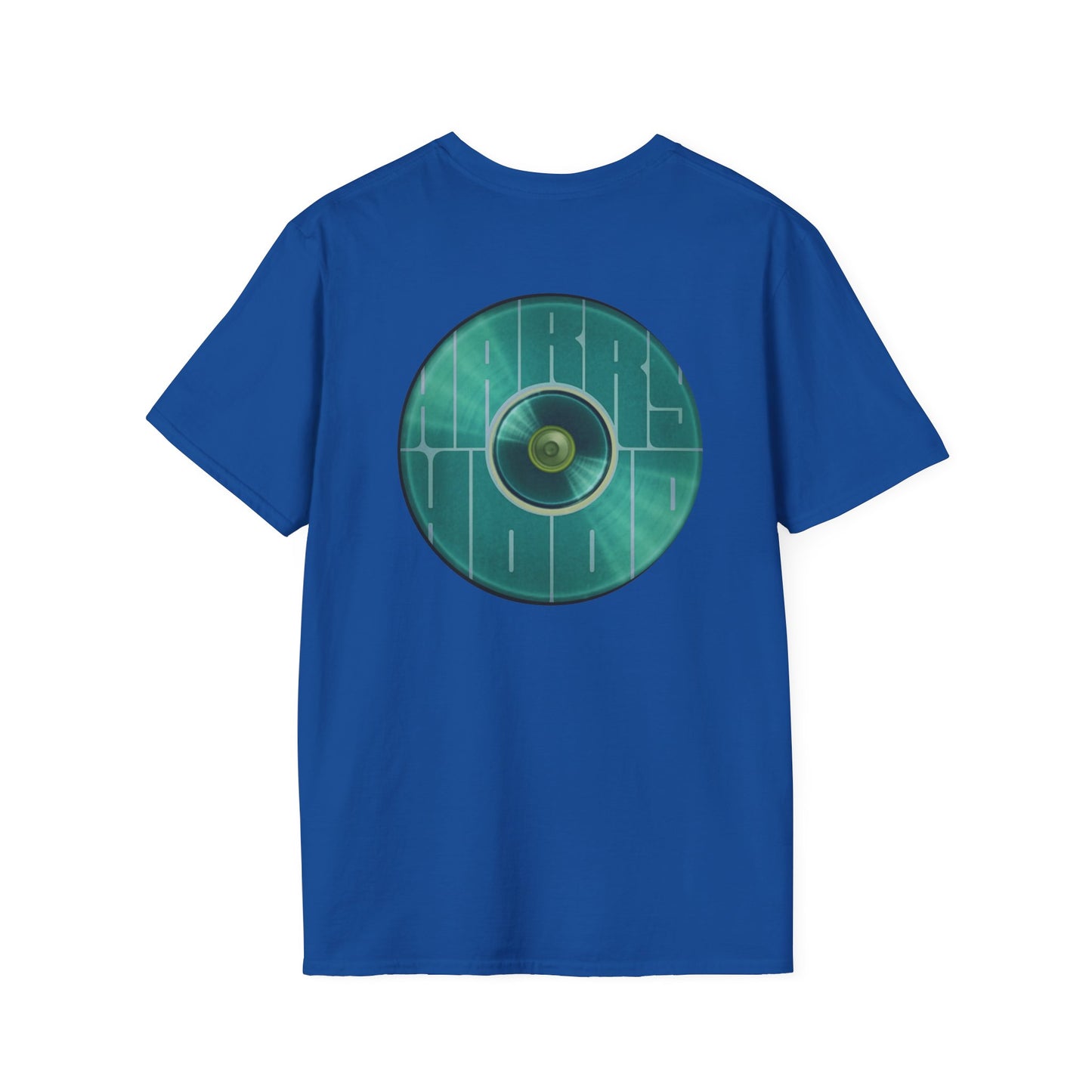 Classic Donut Tee - Unisex Soft-Style - "Harry's Hoodlum Donut" - series 1.0  - variant 3 - green donut(s)