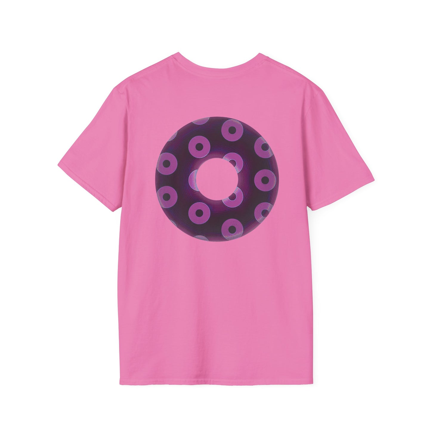 Plain Donuts/Unisex Soft-Style - "Plain Blimpy Paradoxical Donuts" - light purple/red violet donuts