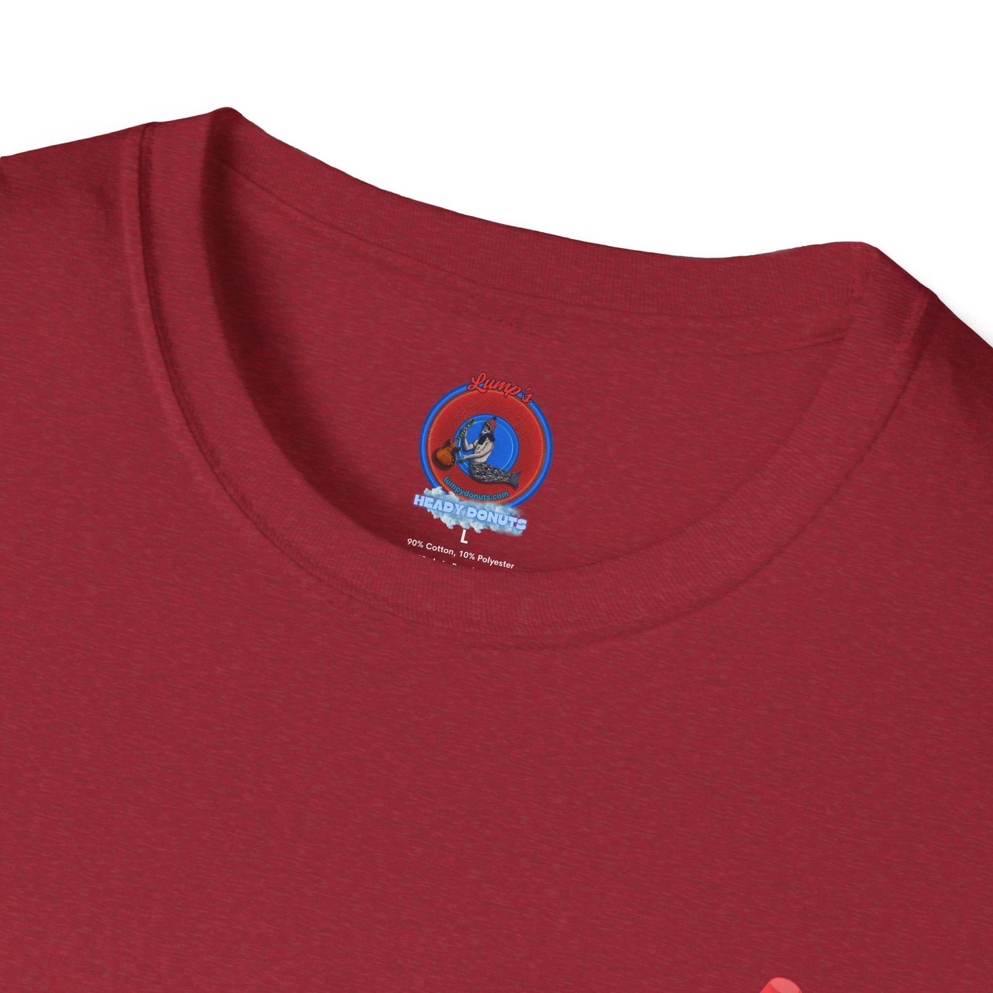 Classic Donut Tee - Unisex Soft-Style - "Blow this Popsicle Stand" - red/blue/cream - bomb pop
