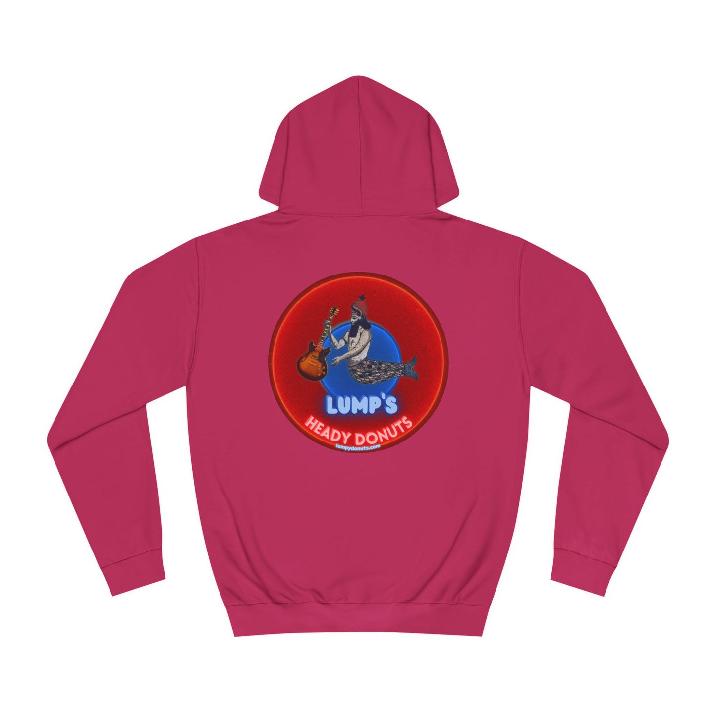 Harriette's Hoodie - with Lumpy Donuts - Official Lumpy Logo - Variant #2 - Red Donuts