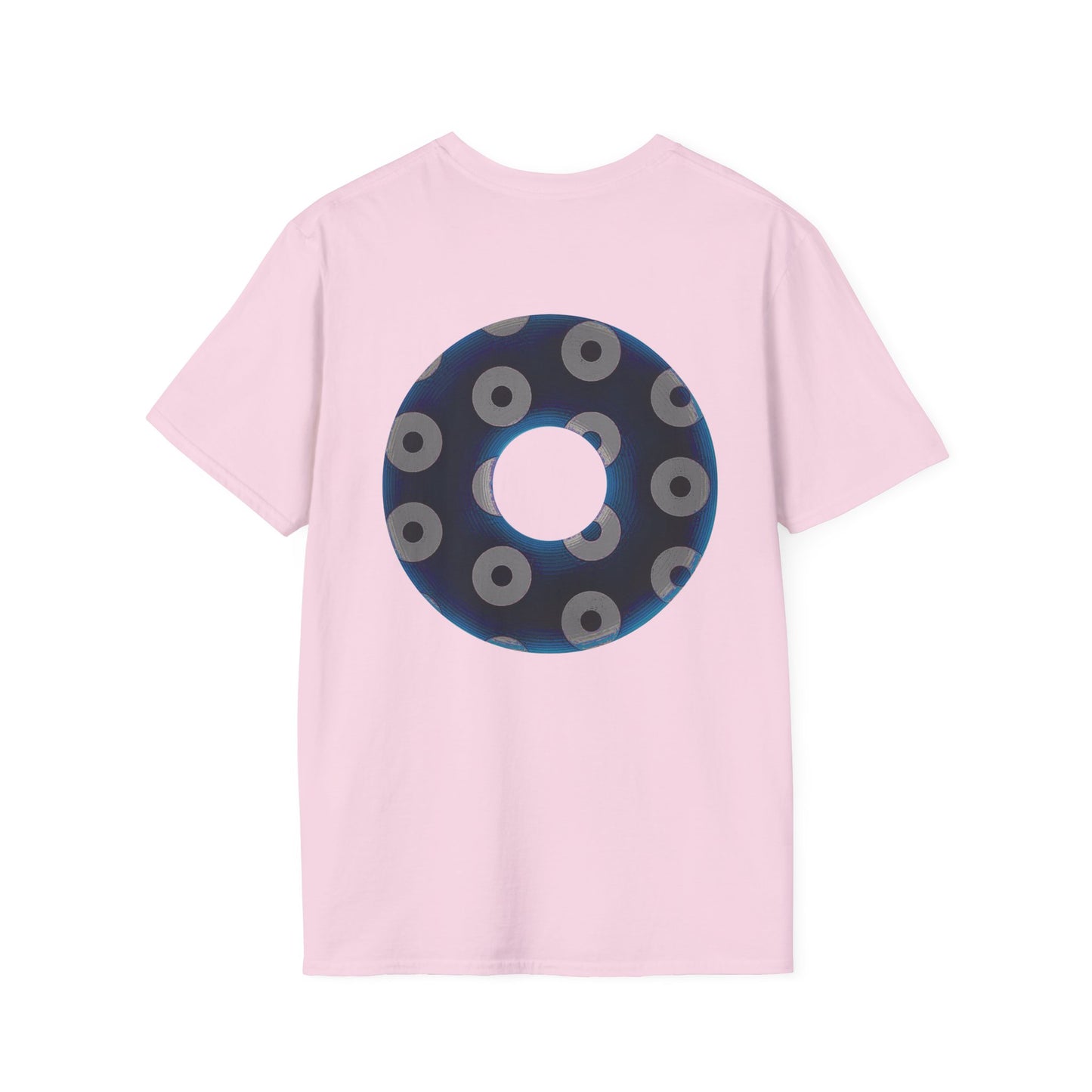 Plain Donuts/Unisex Soft-Style - "Plain Blimpy Paradoxical Donuts" - dark blue/gray donuts