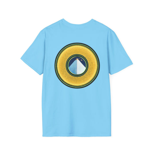 Classic Donut Tee - Unisex Soft-Style - "Limestone Donuts so Large" - variant 3 - golden donut