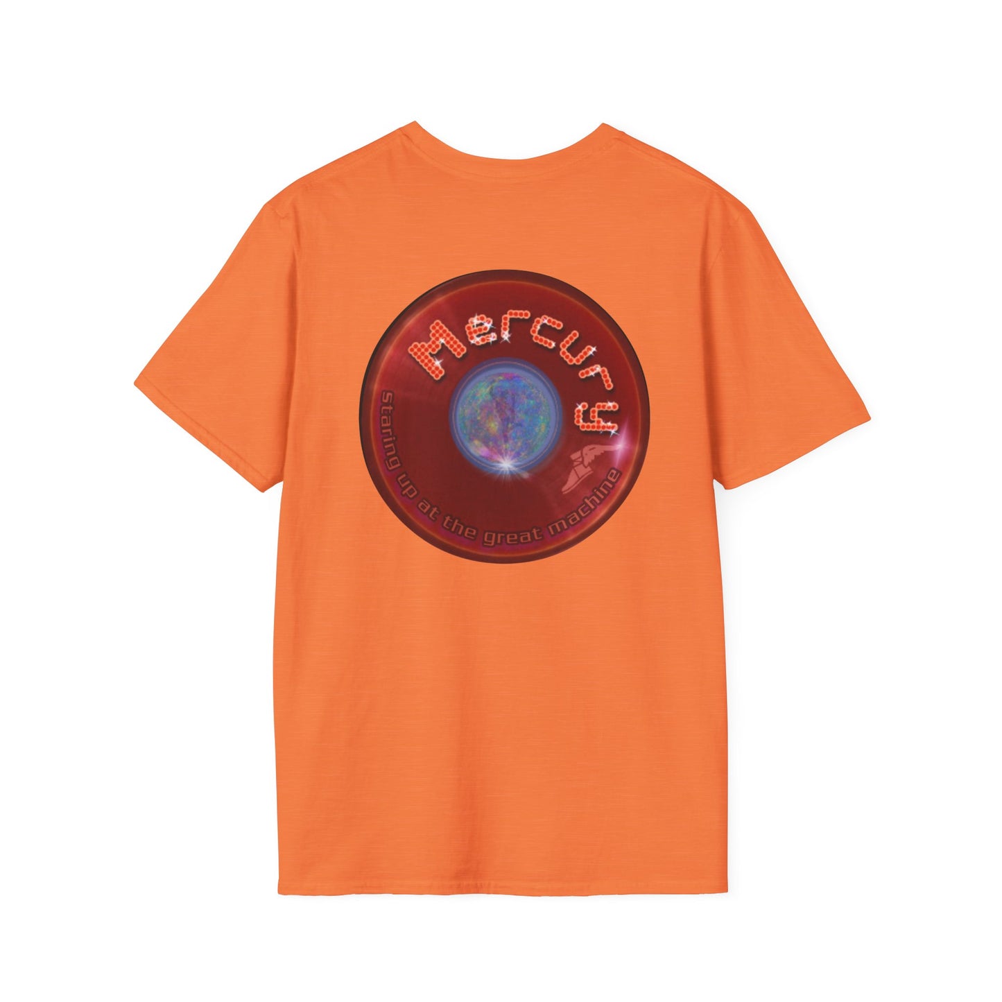 Classic Donut Tee - Unisex Soft-Style - "Donuts of the Gods" - series 1.0 - variant 2 - red donut