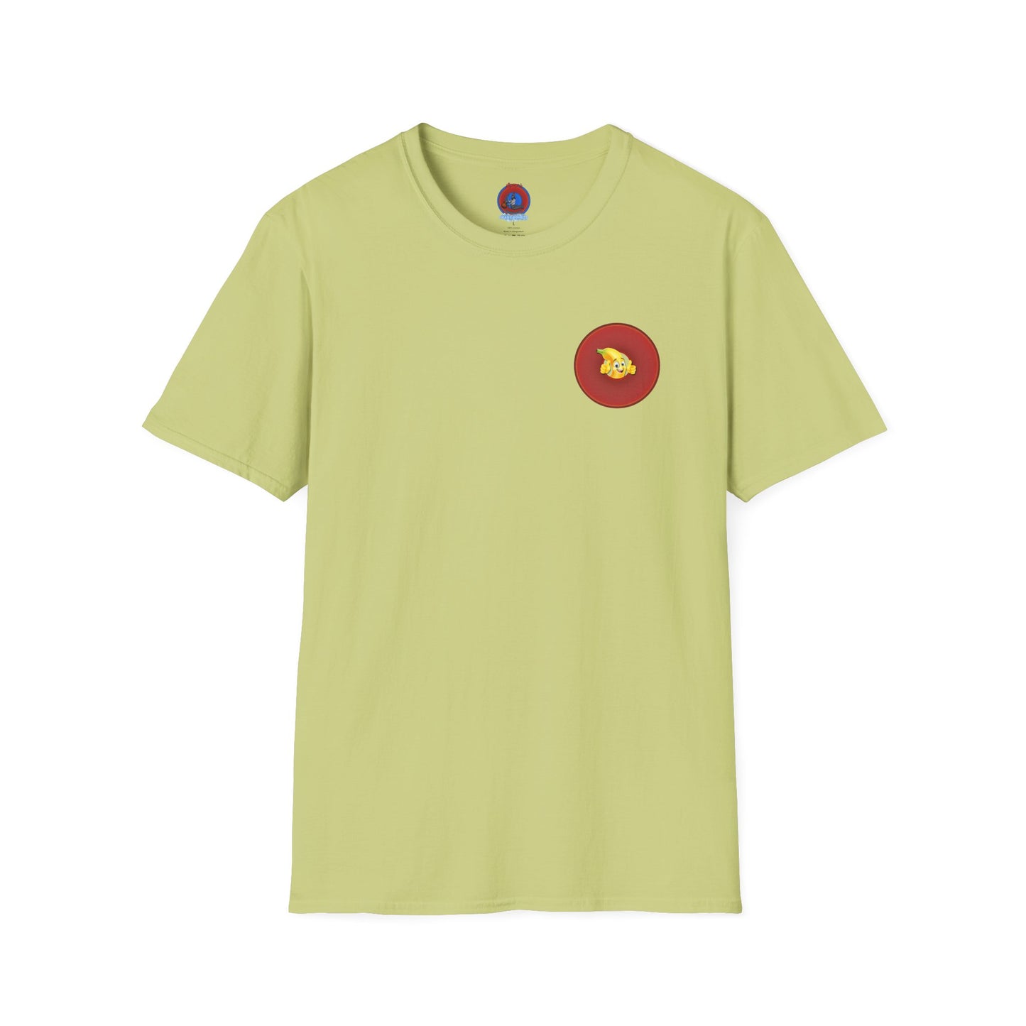 Classic Donut Tee - Unisex Soft-Style - "Dis' sheet, it's bananas!" - series 1.0 - variant 2 - red donut