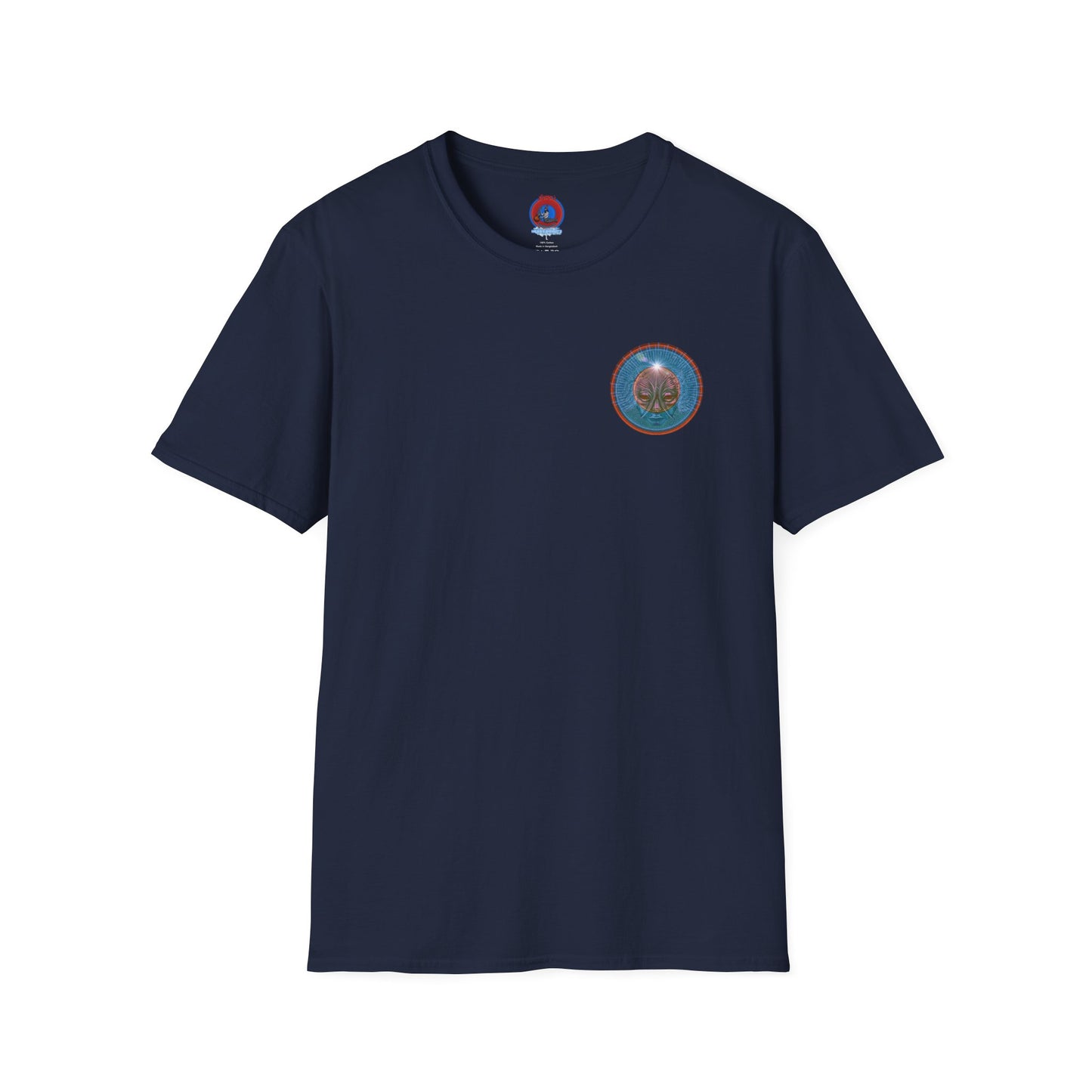 Classic Donut Tee - Unisex Soft-Style - "Donuts: Conjurers of Awesome" - series 1.0  - variant 1 - blue donut