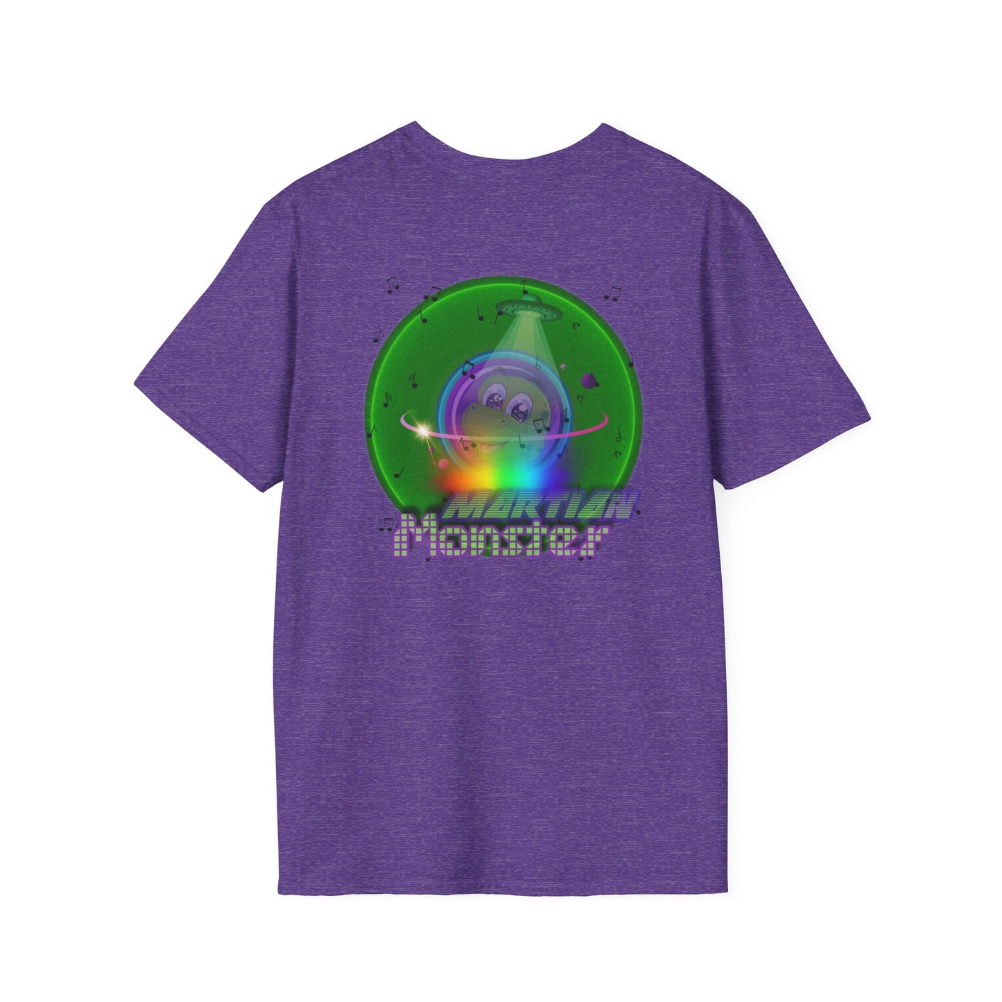Classic Donut Tee - Unisex Soft-Style - "My Phavorite Martian" - green donut - series 1.0