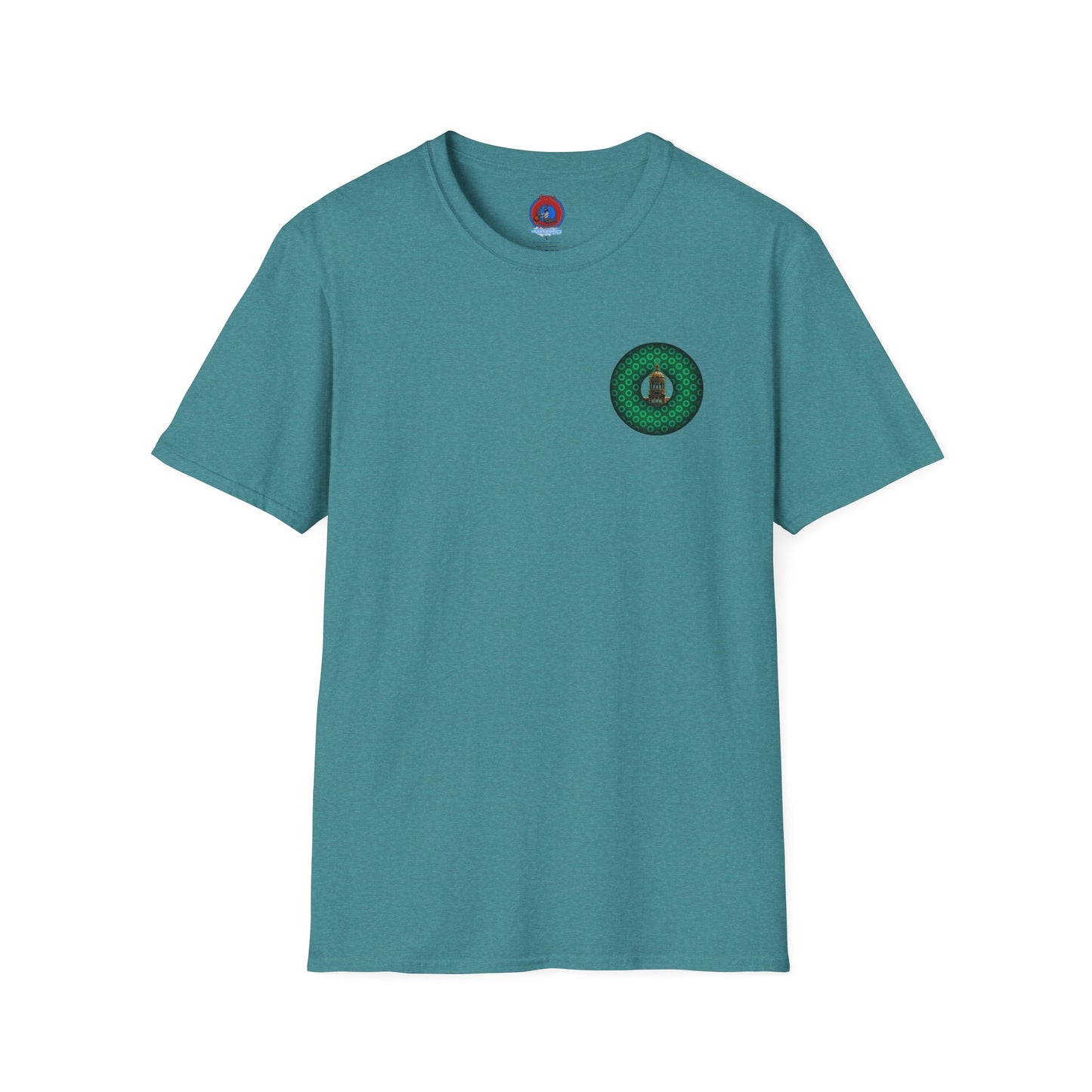 Classic Donut Tee - "Save Mondegreen City Hall Clock Tower" - paradox donut - series 1.0 - variant 2 - green donut