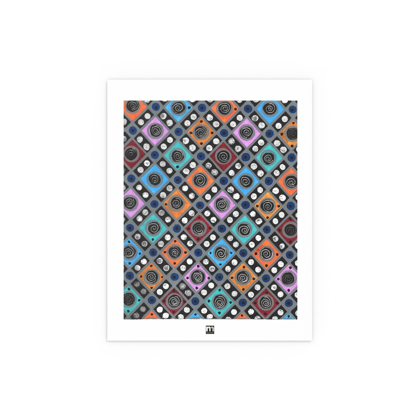 Matters Artwork - "Dot Pattern" - Poster Nut Print - 11" x 14"