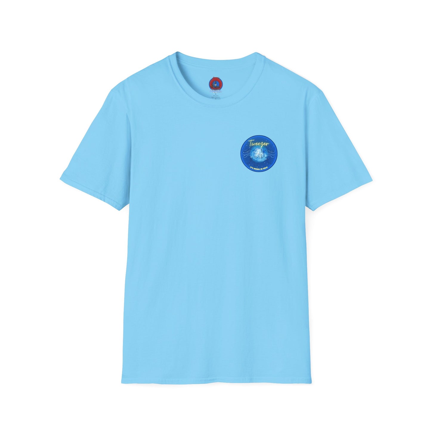Classic Donut Tee - Unisex Soft-Style - "The Donut Reprise" - ice cold blue donut